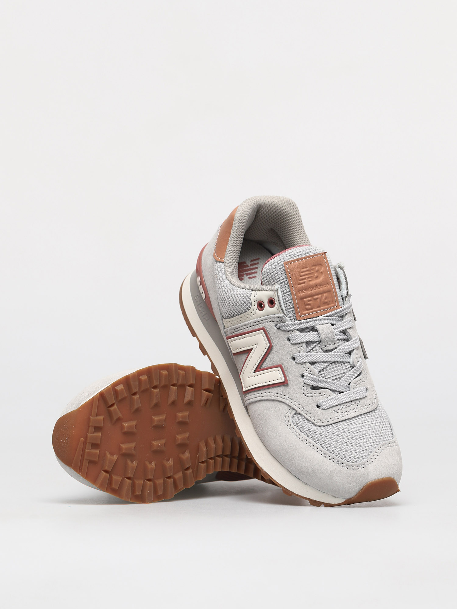 New Balance 574 Schuhe Wmn (grey/pink)