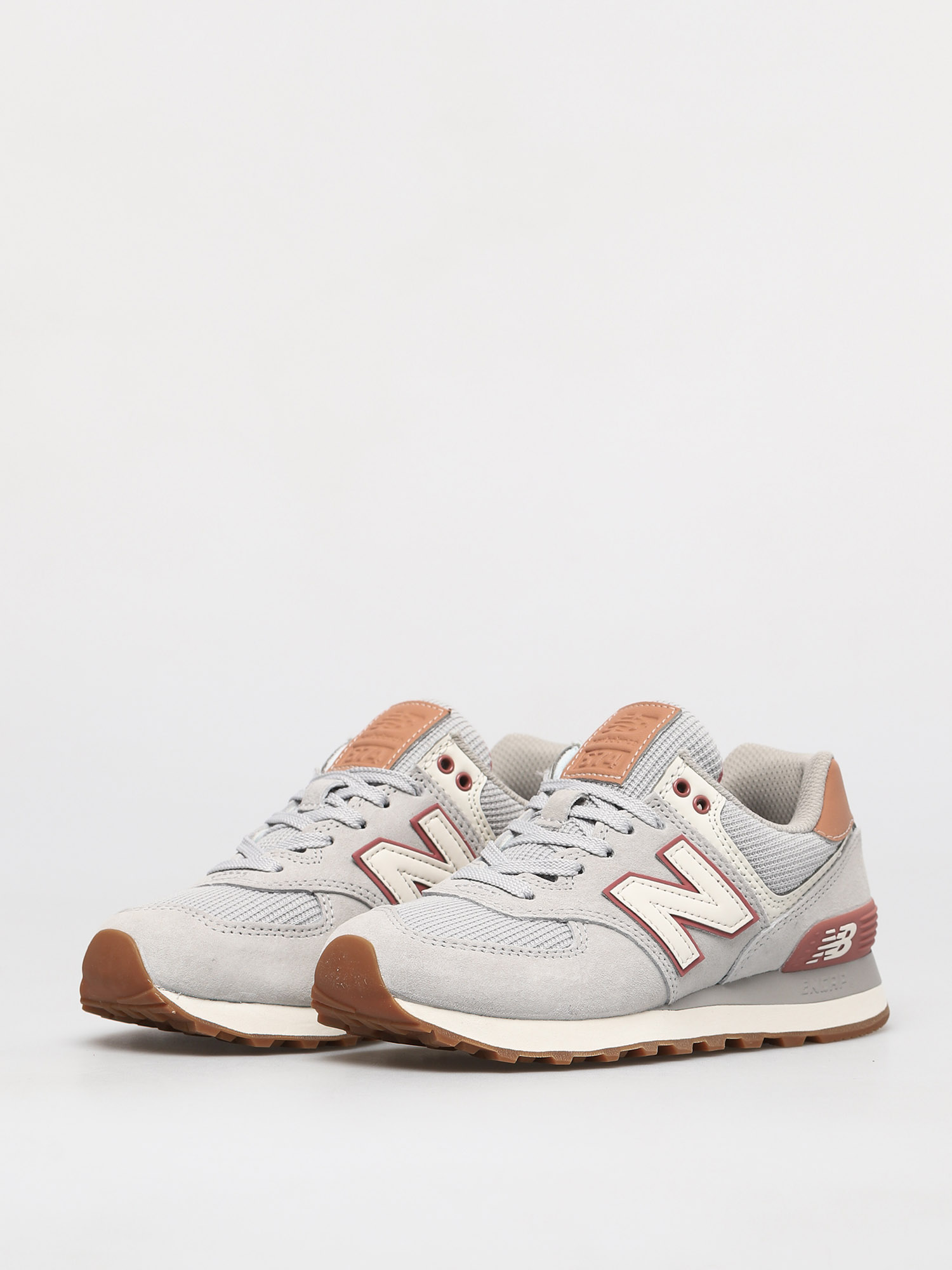 New Balance 574 Schuhe Wmn (grey/pink)