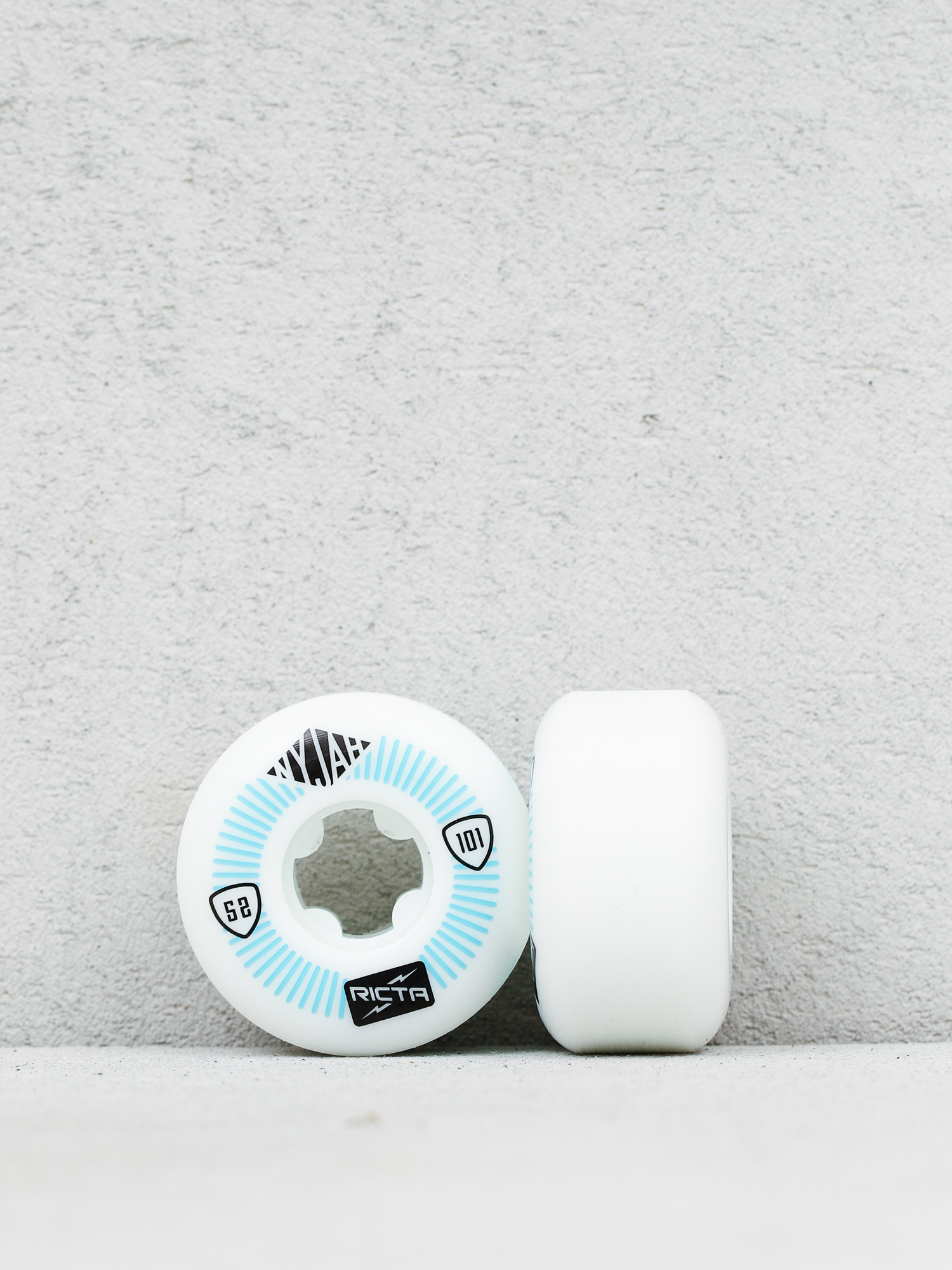 Ricta Nyjah Huston Pro Super Slim Wheels (white/blue)