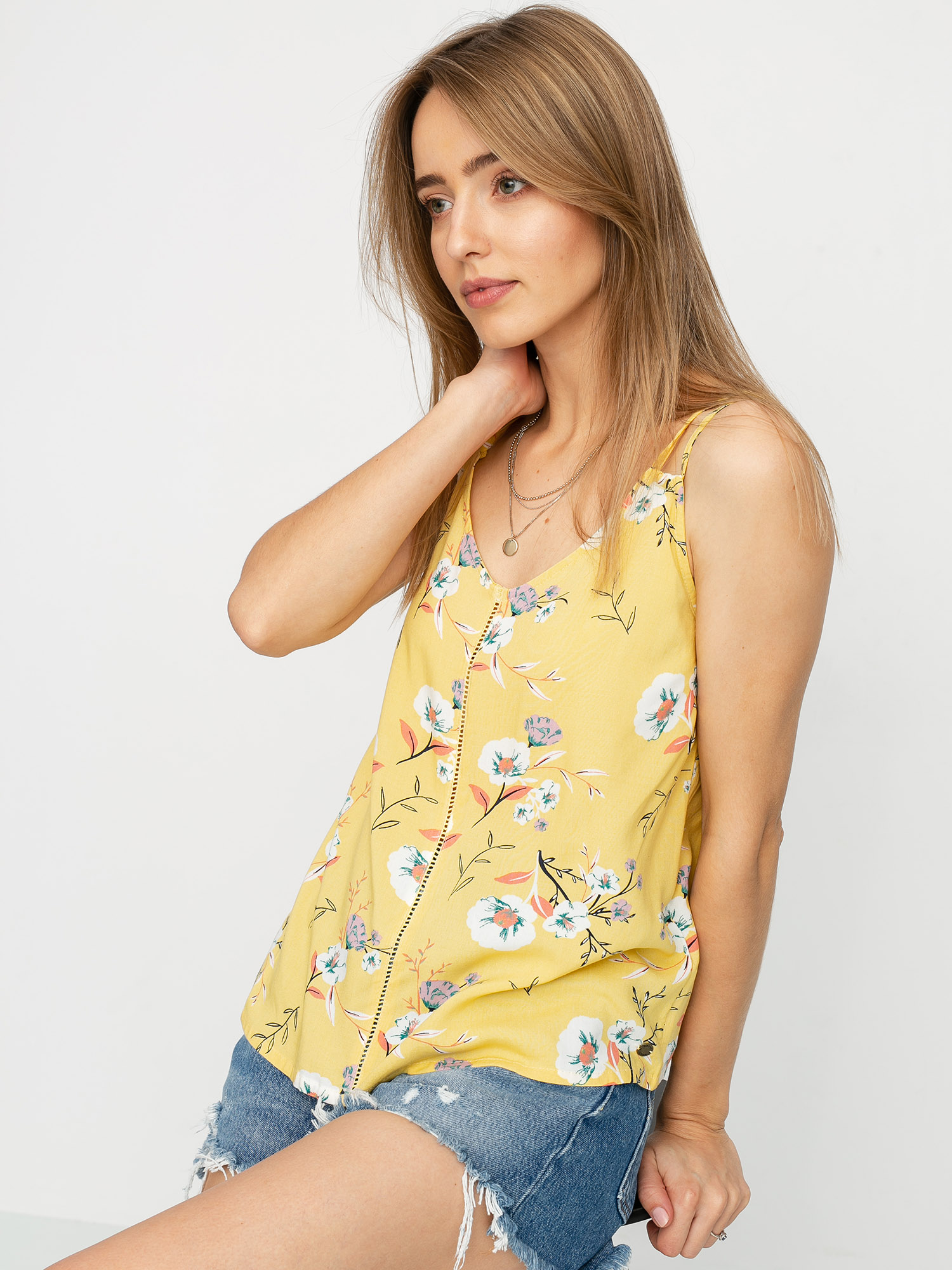 Roxy Got To Be Real T-shirt Wmn (sahara sun on the river)