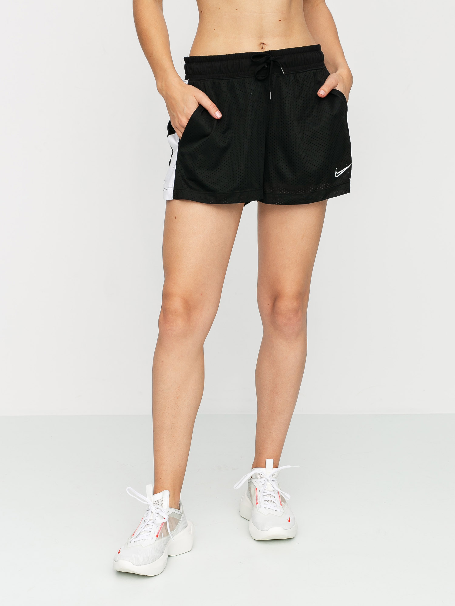 Nike Sportswear Stripe Shorts Wmn (black/white/white)