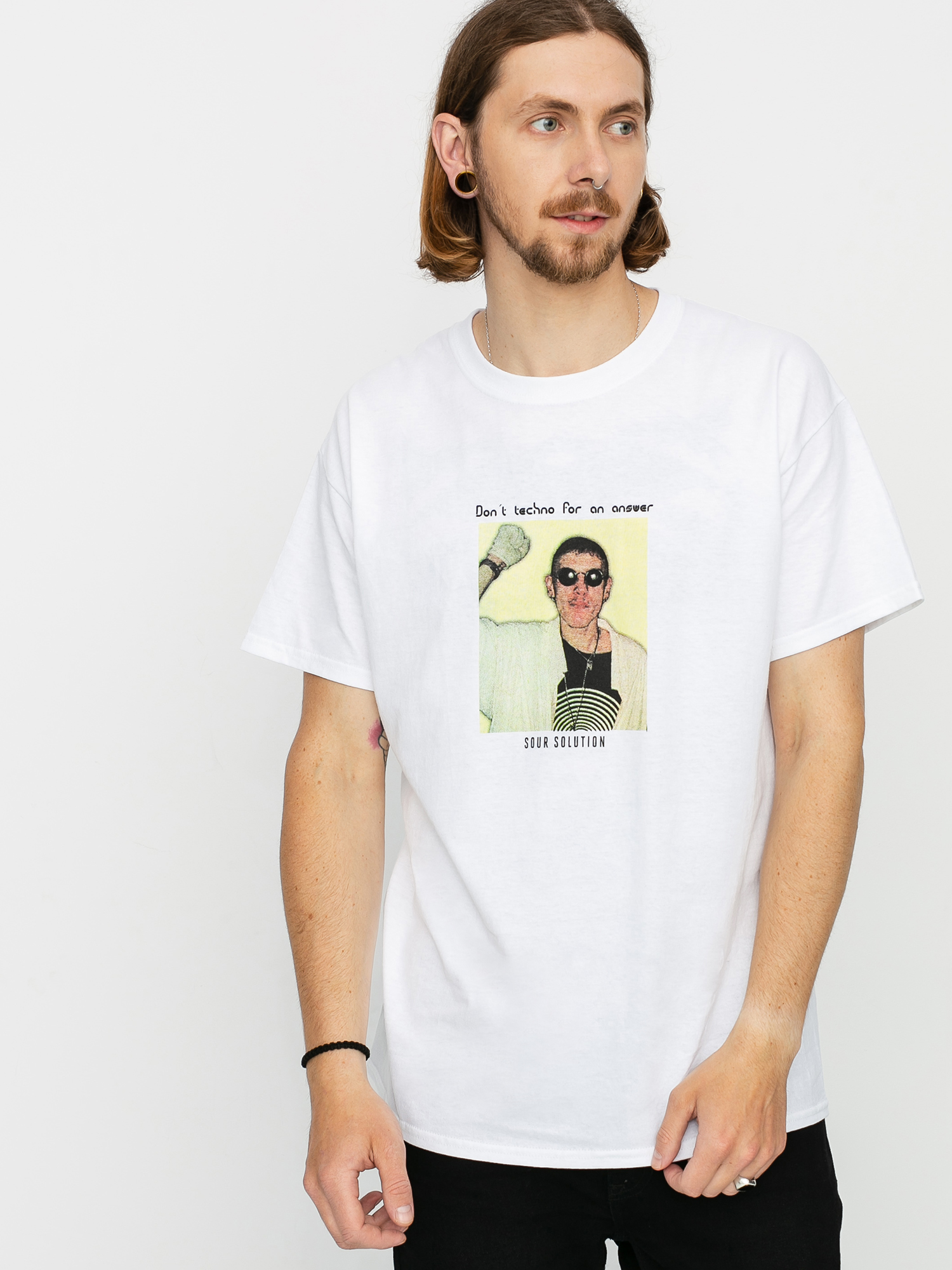 Sour Solution Techno T-shirt (white)