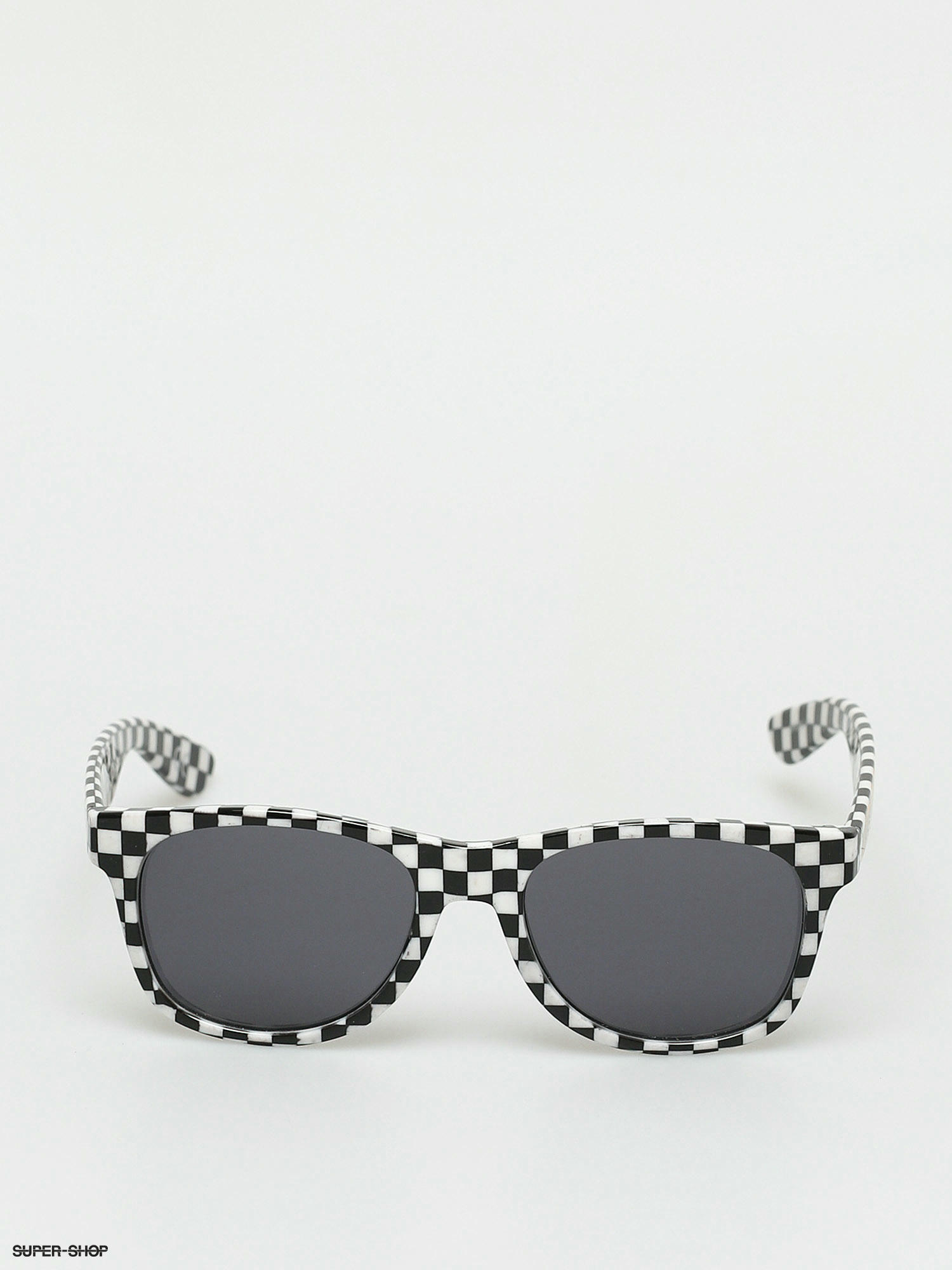 vans spicoli 4 checkerboard sunglasses in clear