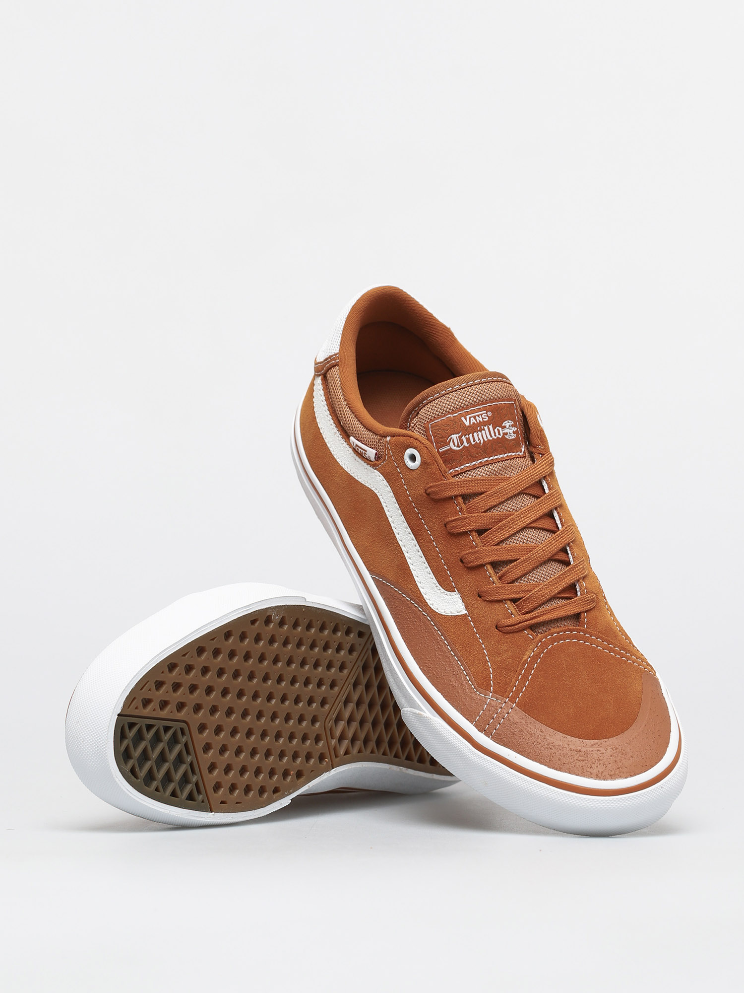 Vans Tnt Advanced Prototype Shoes brown (pumpkin/white)