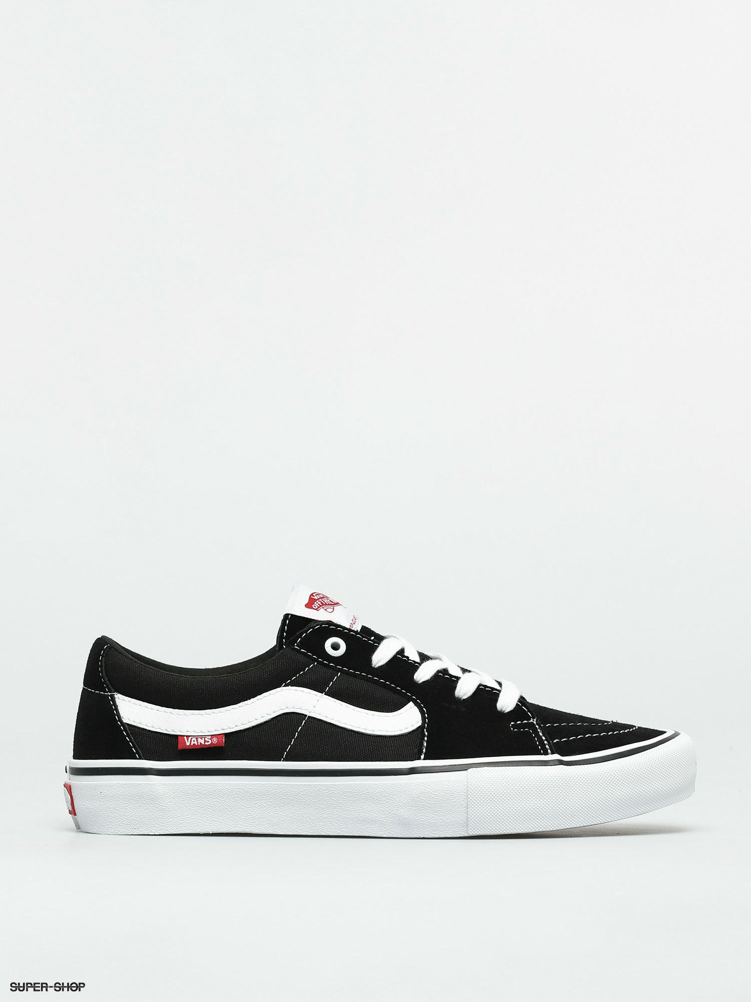 Black and white vans sk8 low best sale