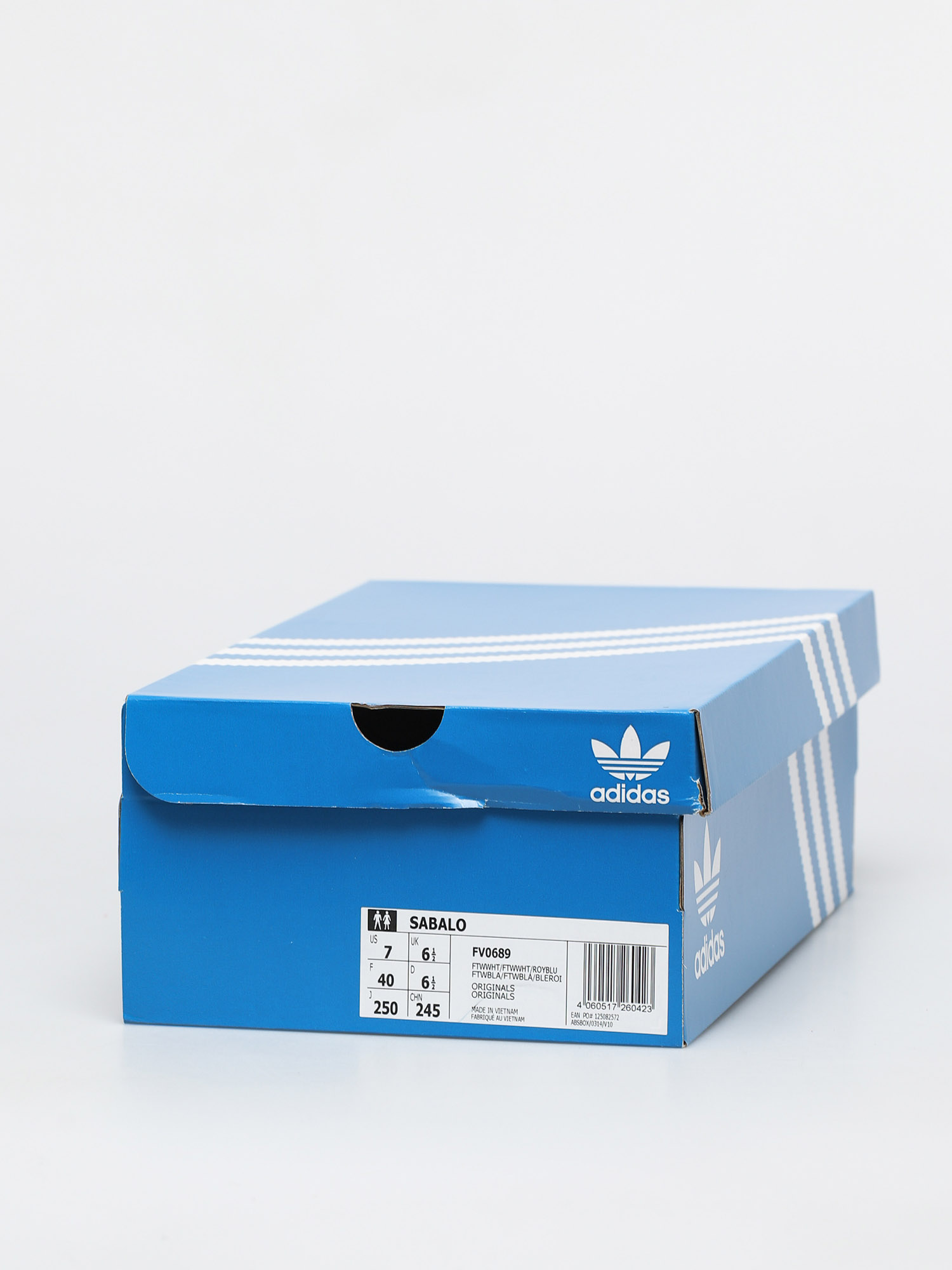 adidas Originals Sabalo Shoes (ftwwht/ftwwht/royblu)