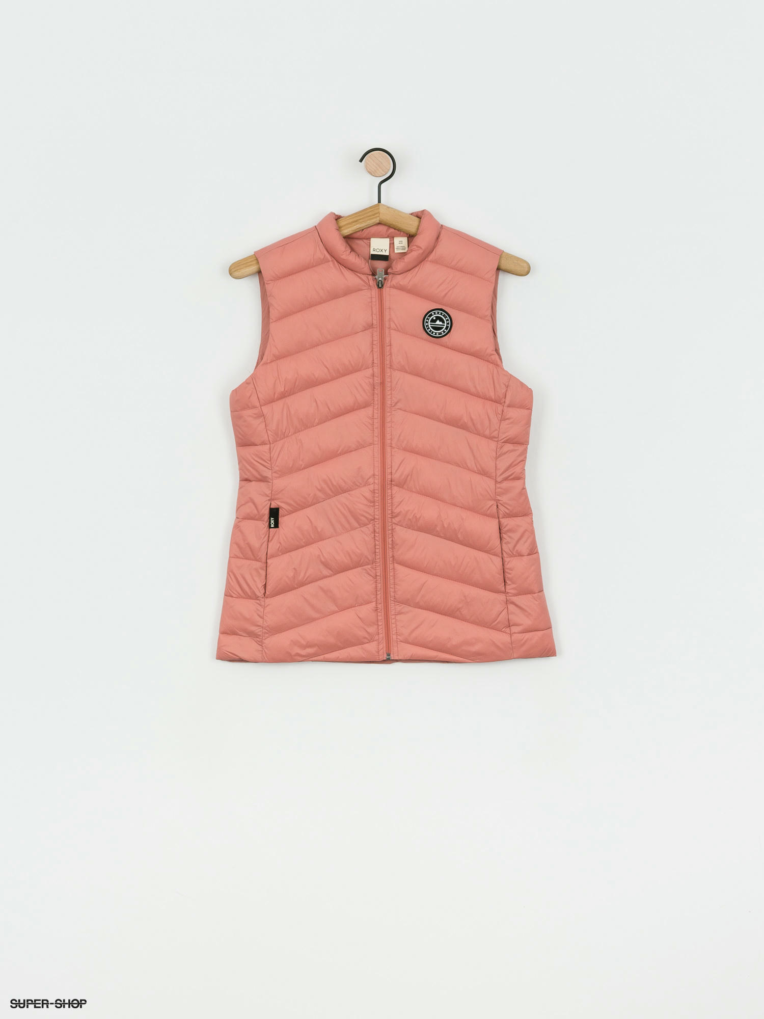 pink sleeveless jacket vest