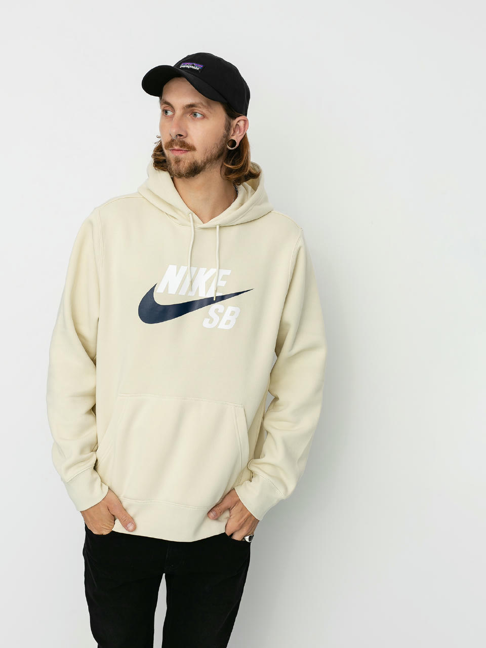 Nike SB Icon HD Hoodie (fossil/midnight navy)