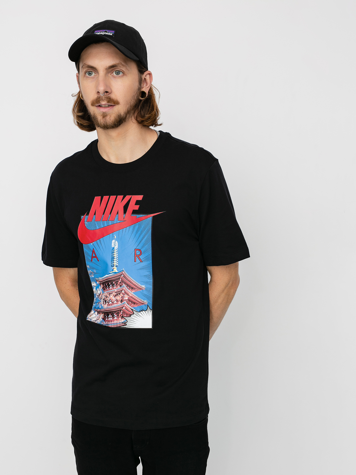 nike air black t shirt