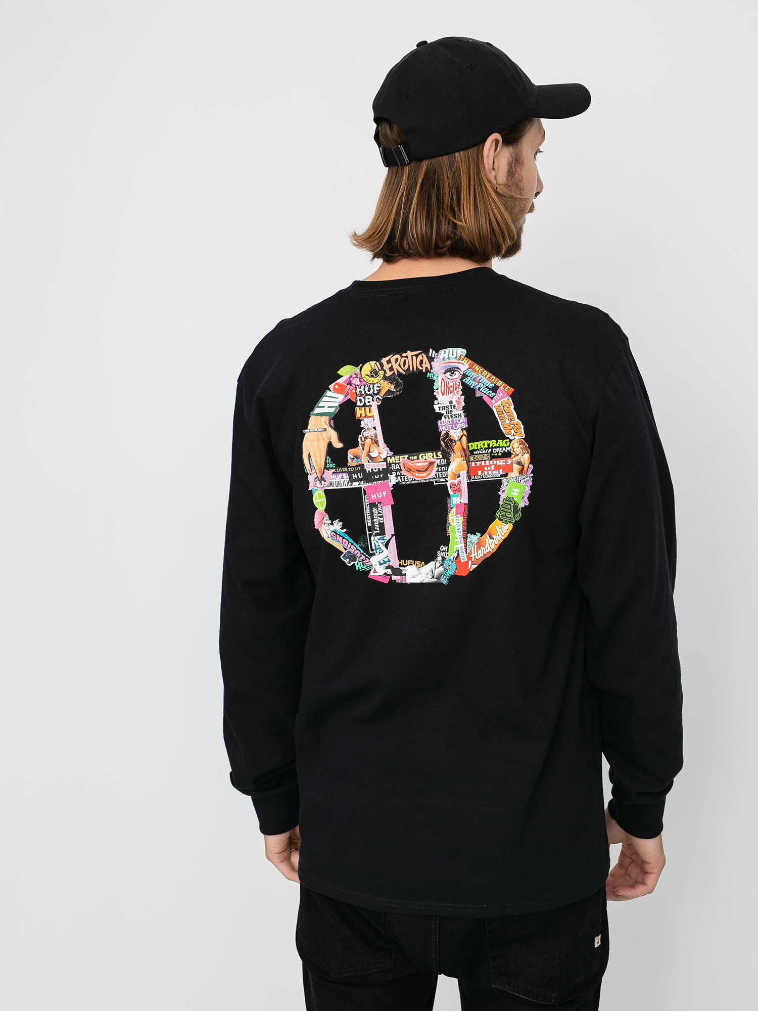 HUF Erotica Longsleeve black (black)