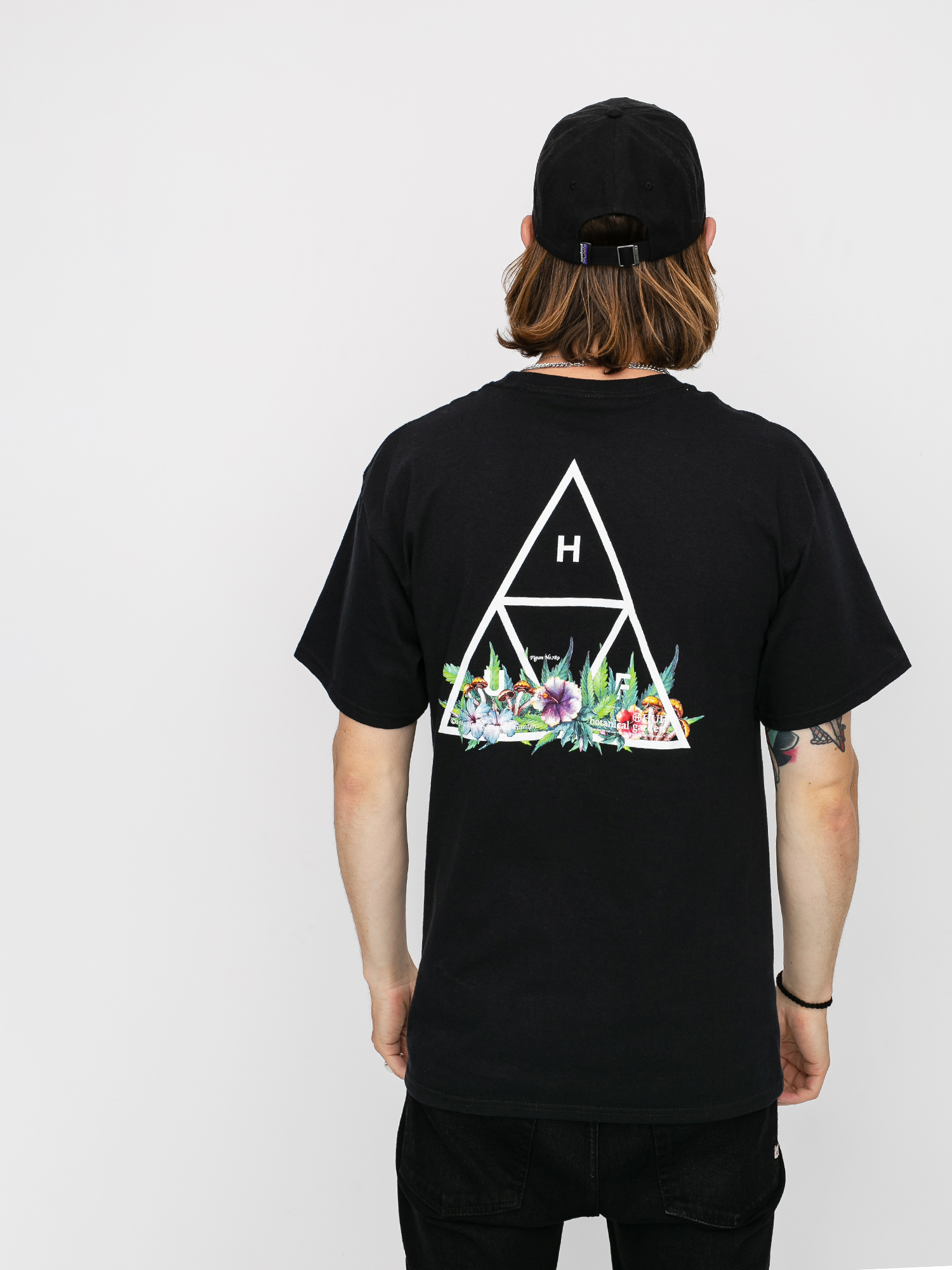 HUF Botanical Garden T-shirt (black)