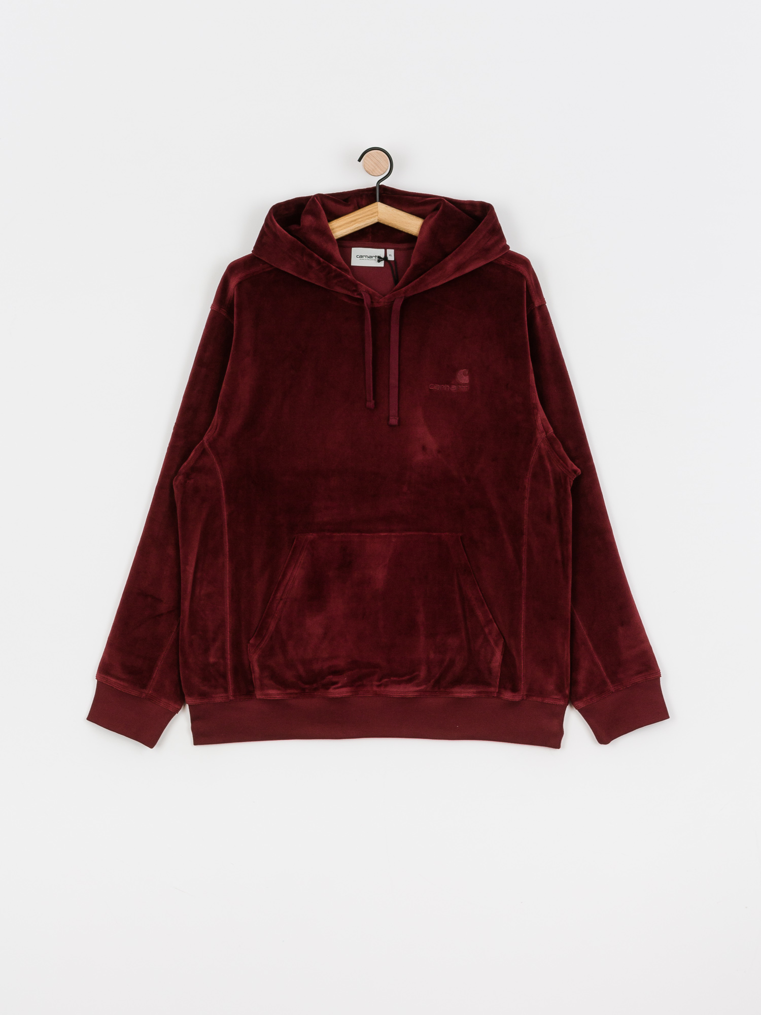 Carhartt WIP United Script HD Hoodie (bordeaux)
