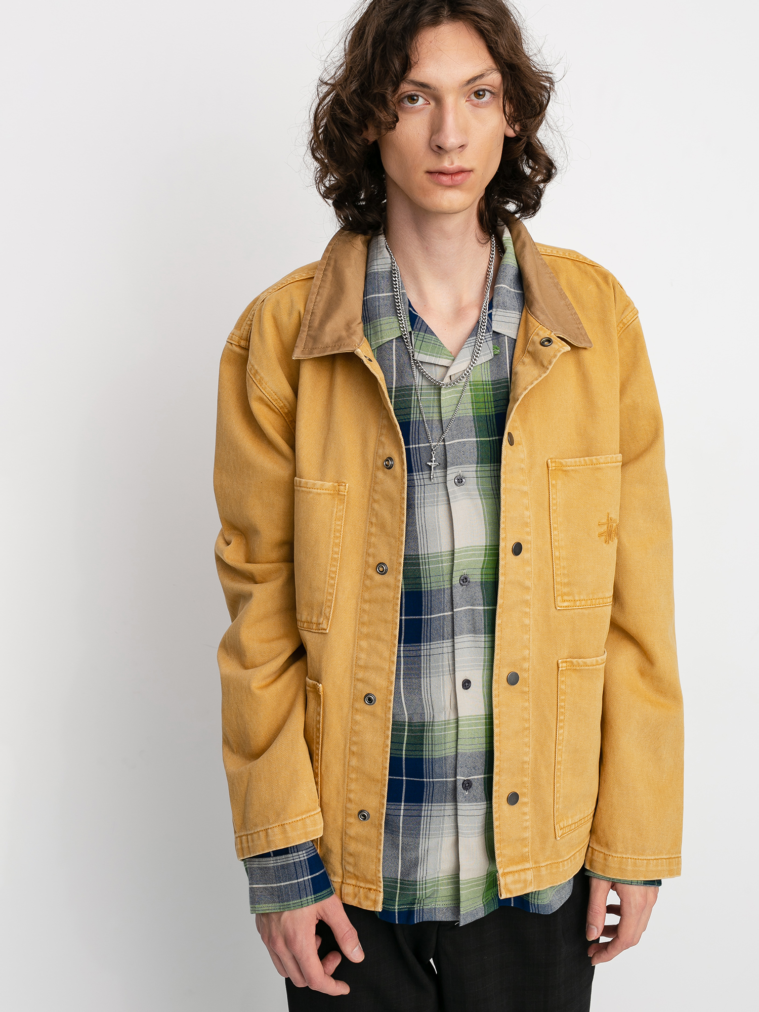 Stussy Heavy Wash Chore Jacket (gold)