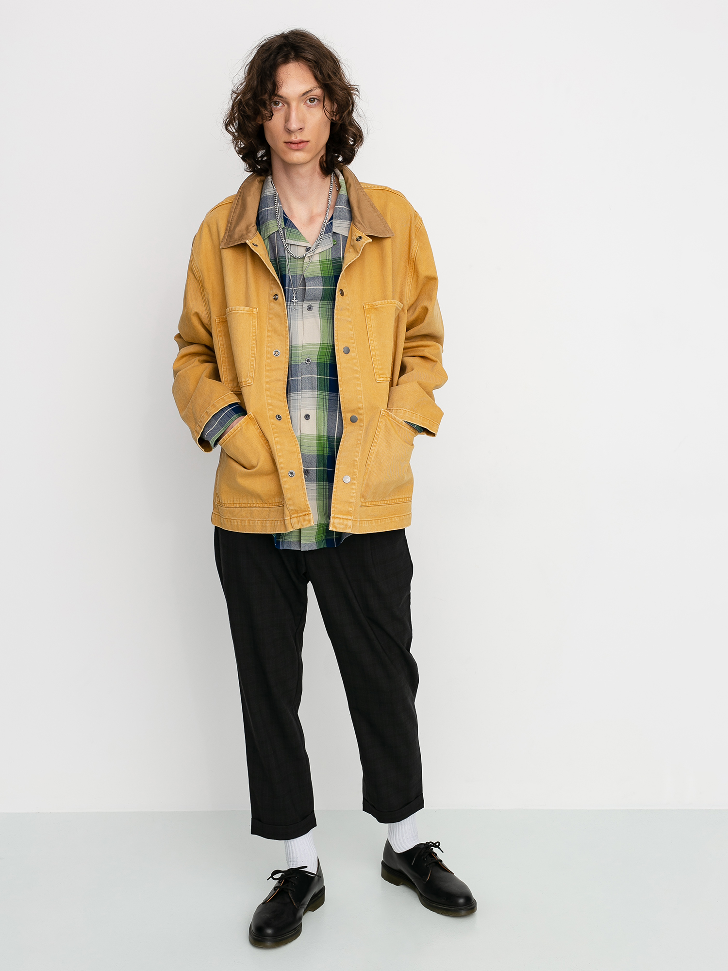 Stussy Heavy Wash Chore Jacket (gold)