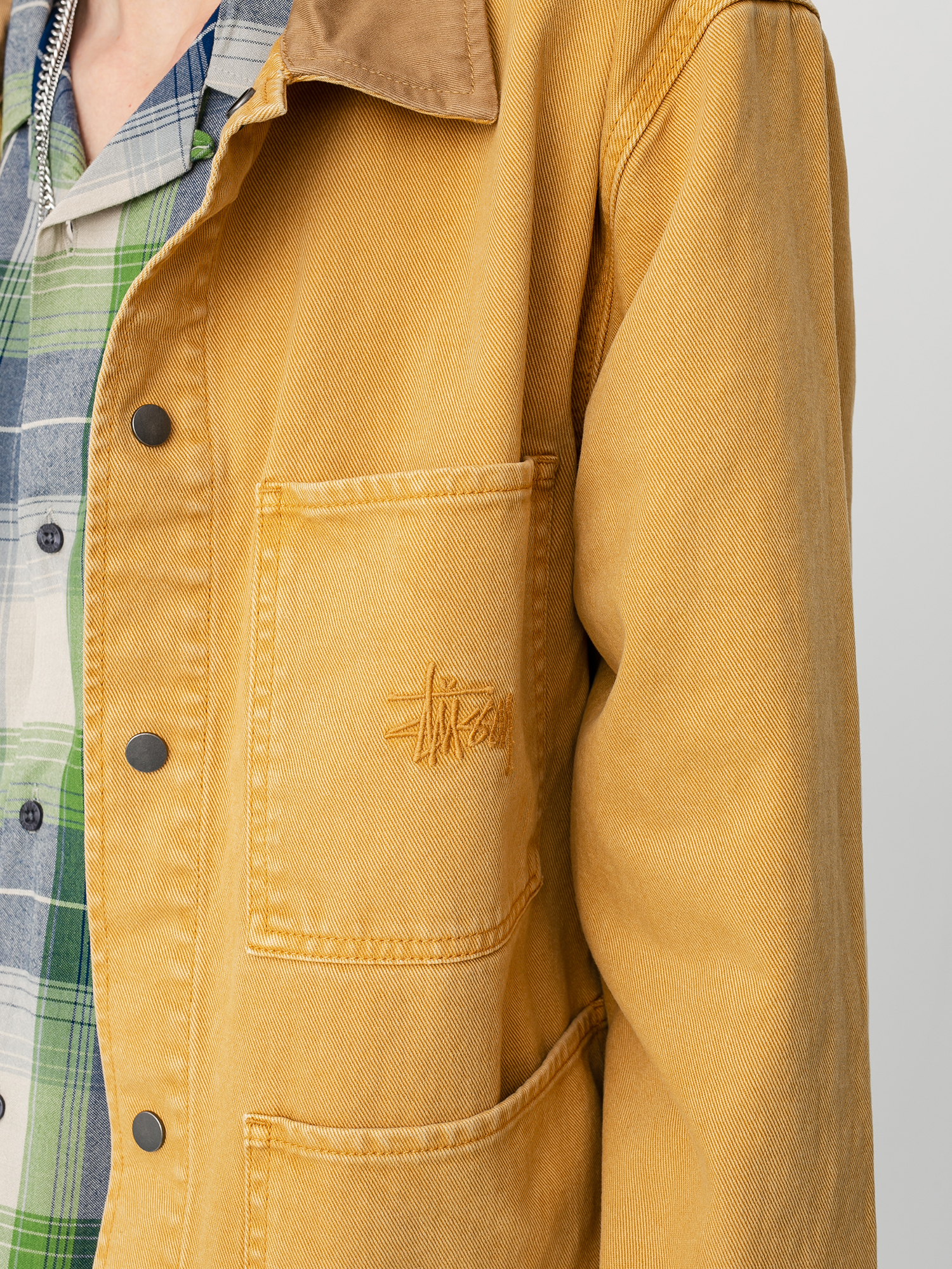 Stussy Heavy Wash Chore Jacket - brown (gold) Stussy Heavy Wash Chore Jacket - brown (gold)