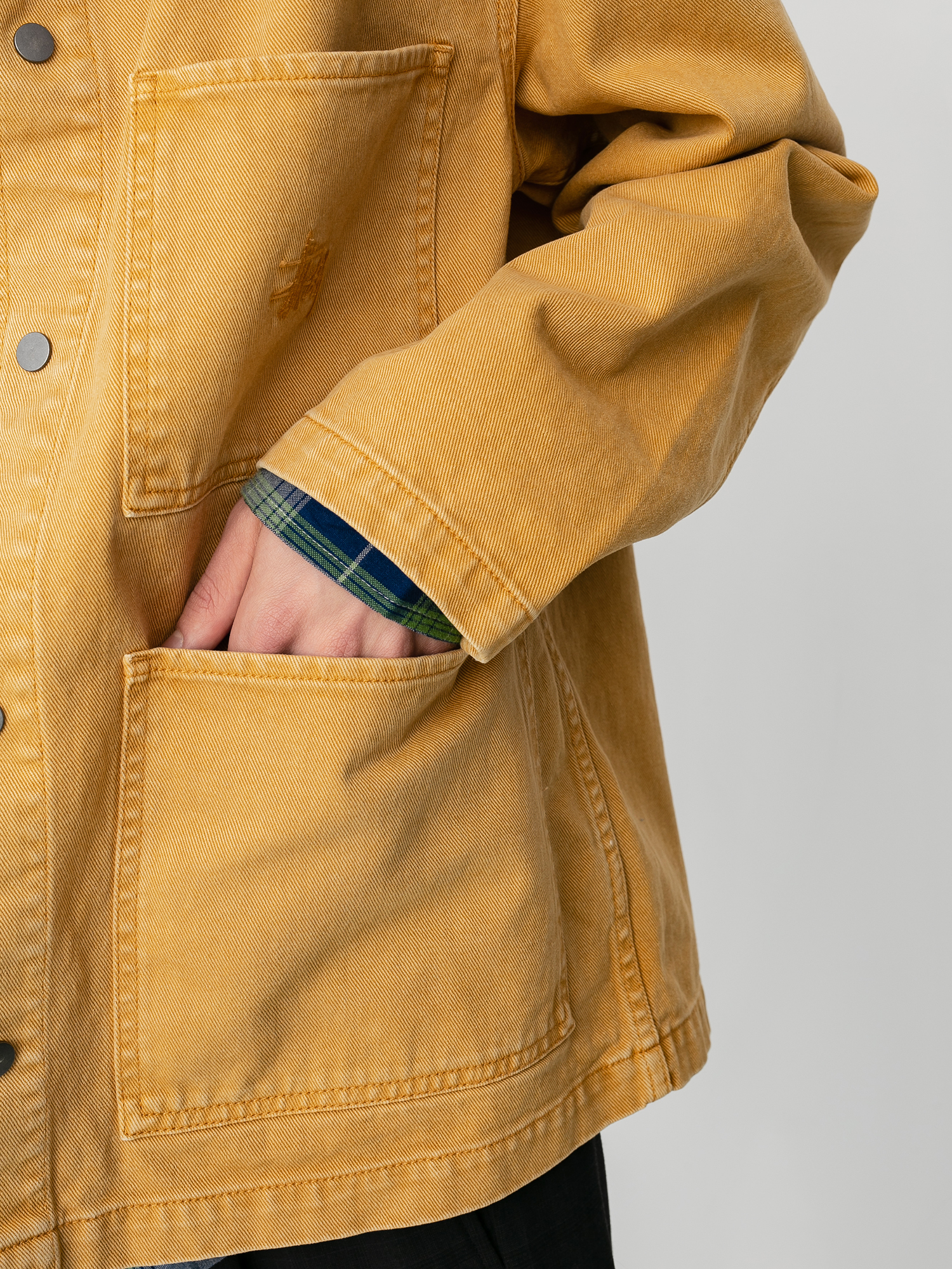 Stussy Heavy Wash Chore Jacket (gold)