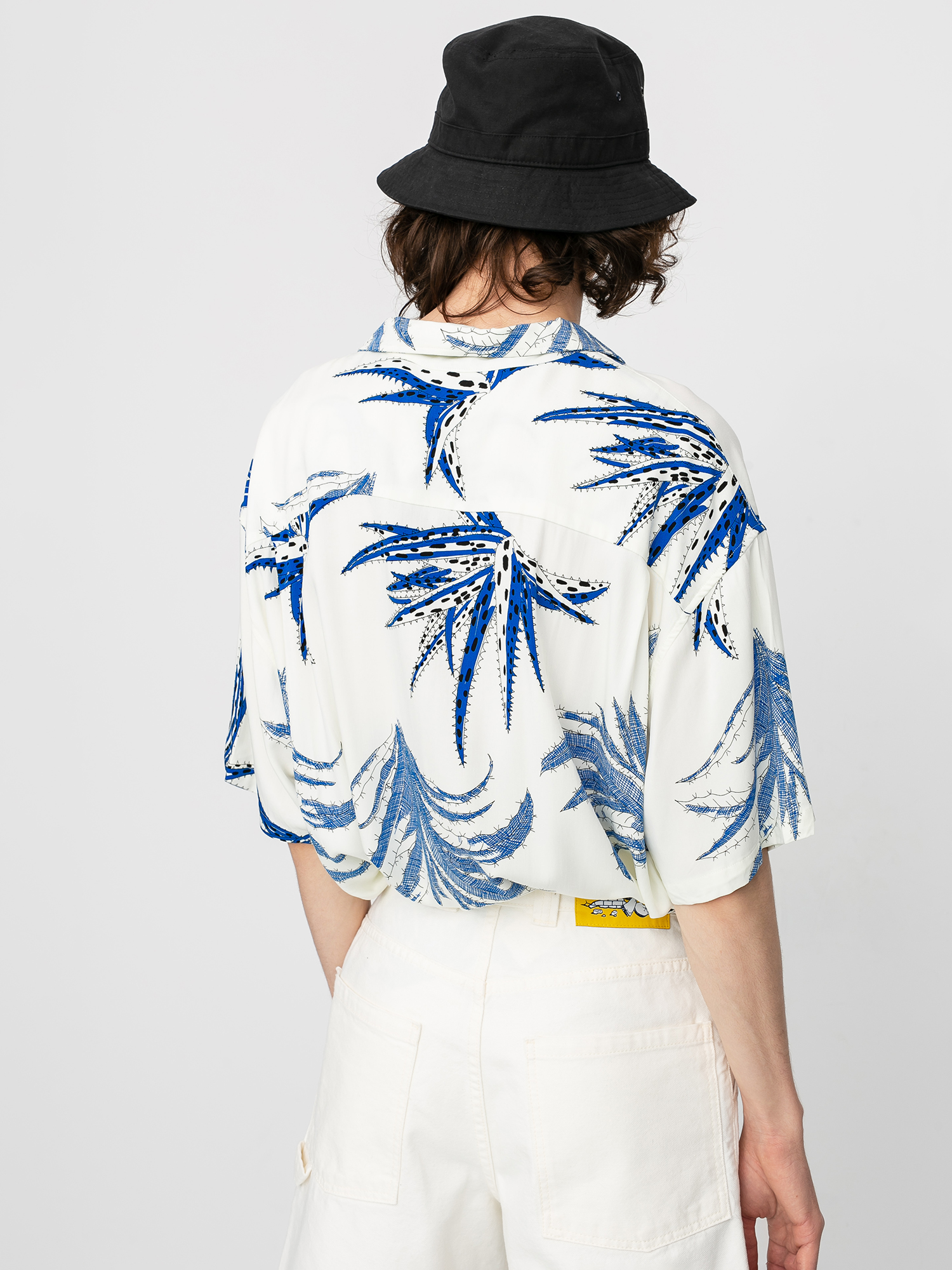 Stussy Cactus Rayon Shirt (white)