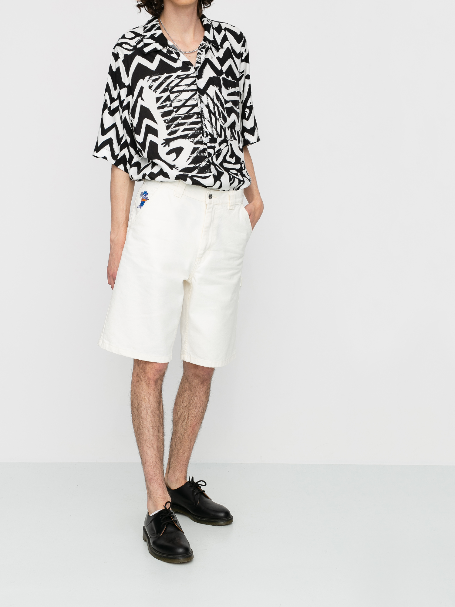 Polar Skate 93 Canvas Shorts (ivory)