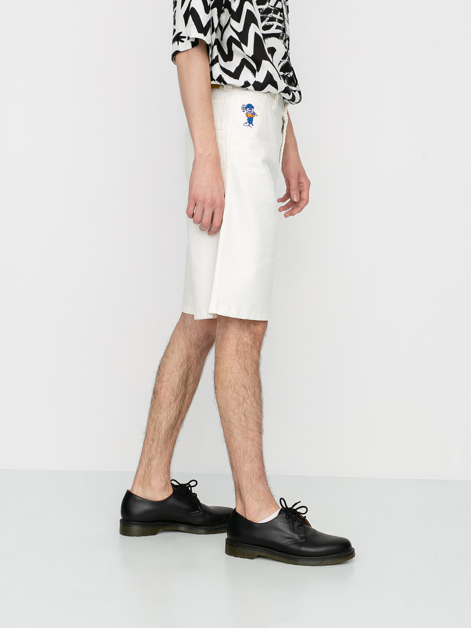 Polar Skate 93 Canvas Shorts (ivory)