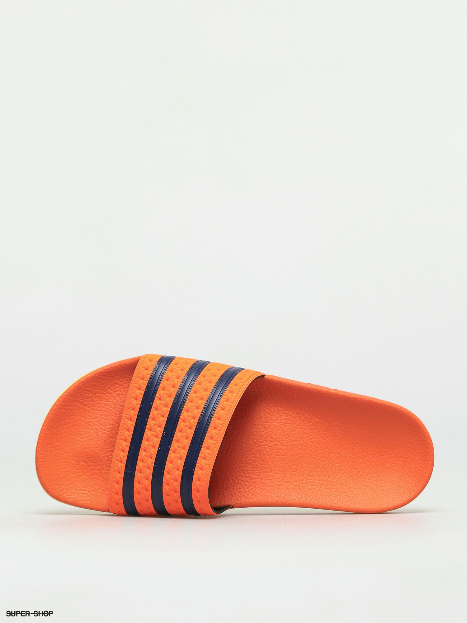 adidas orange flip flops