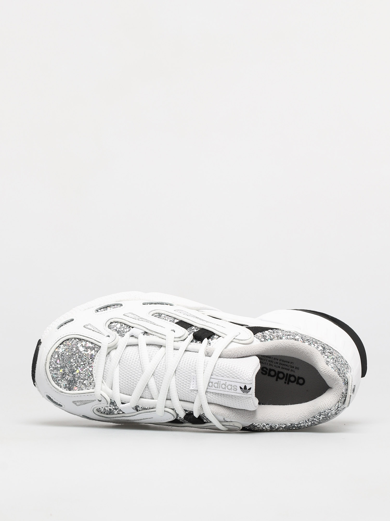 Originals eqt gazelle trainers in white and silver best sale