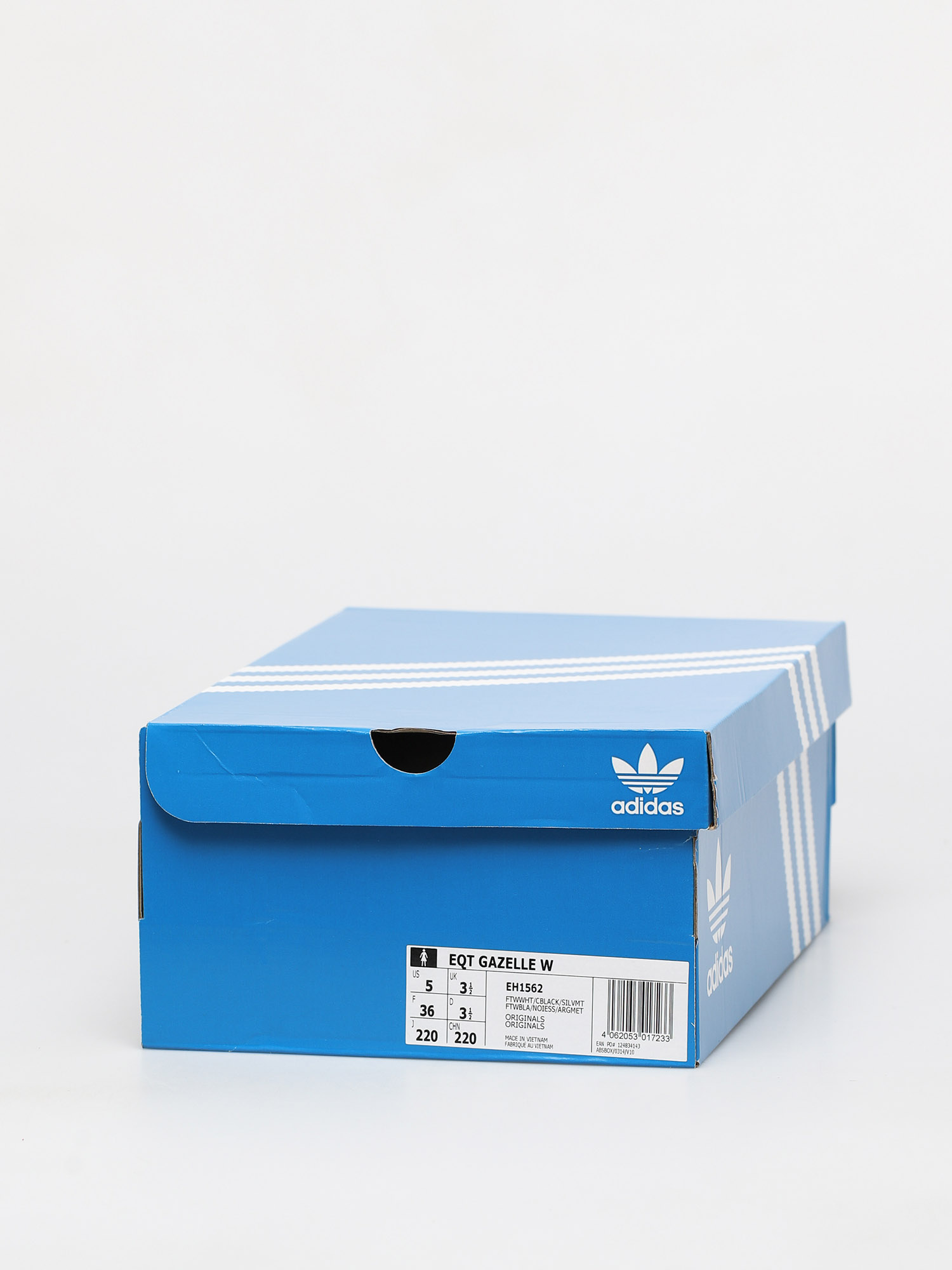 adidas Originals Eqt Gazelle Shoes Wmn (white/core black/silver met)