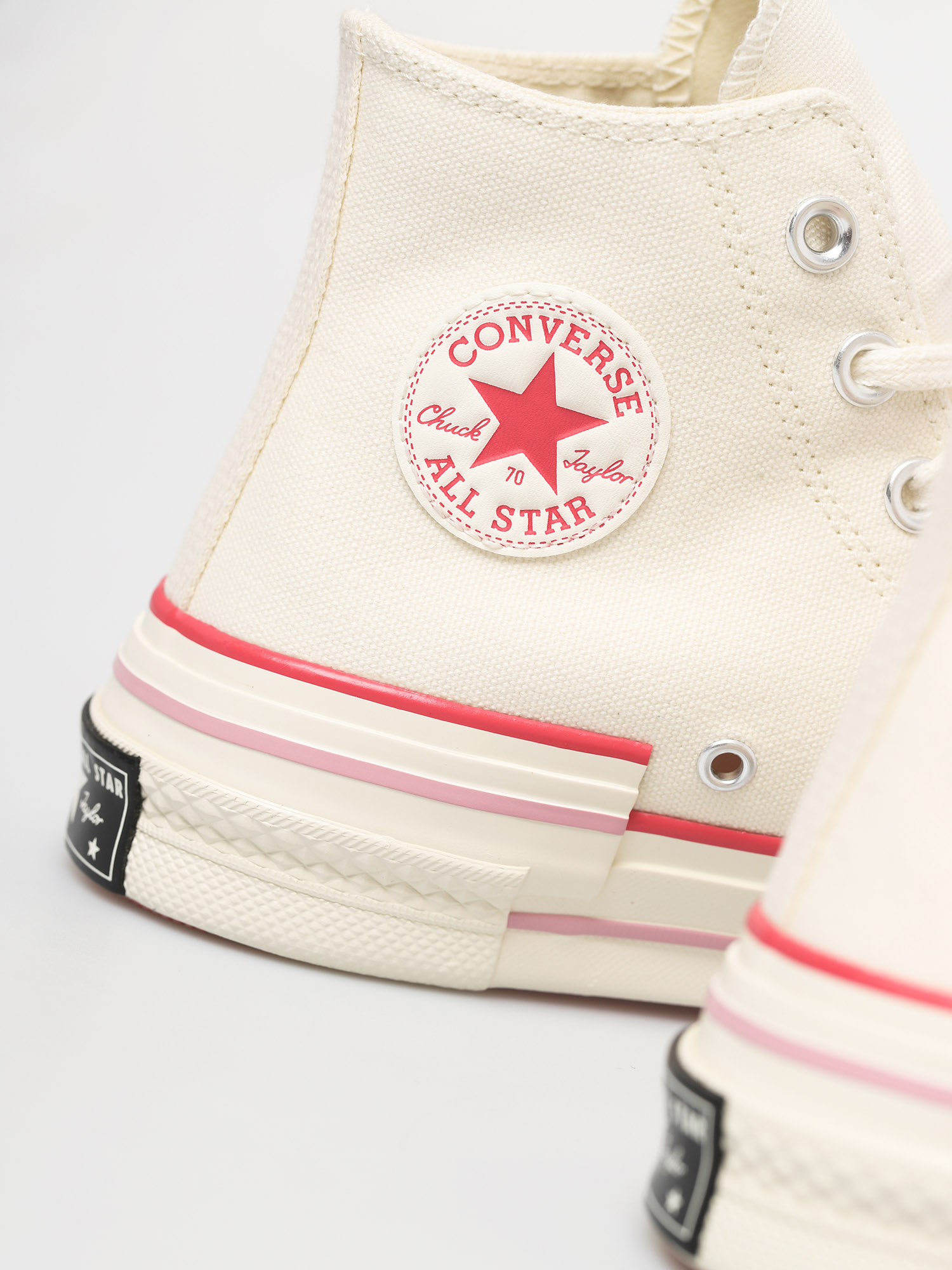 Converse Chuck 70 Fundation 1 Hi Chucks Wmn (egret/carmine pink/lotus pink)