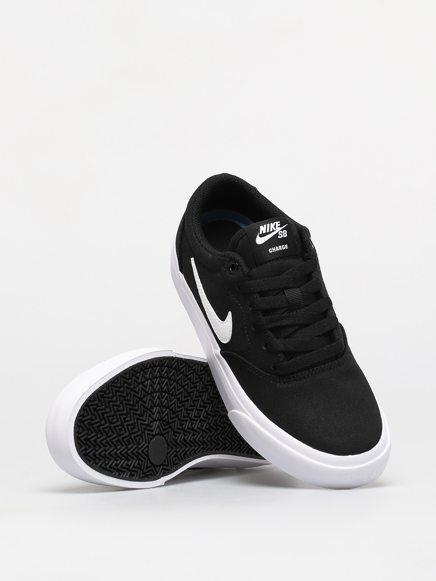 Nike SB Charge Canvas Schuhe (black/white black)
