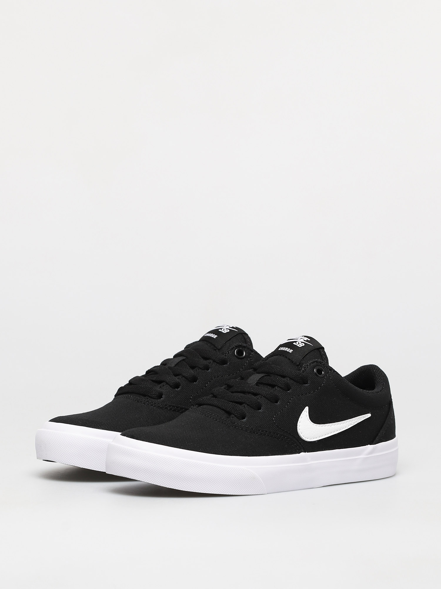 Nike SB Charge Canvas Shoes (black/white black)