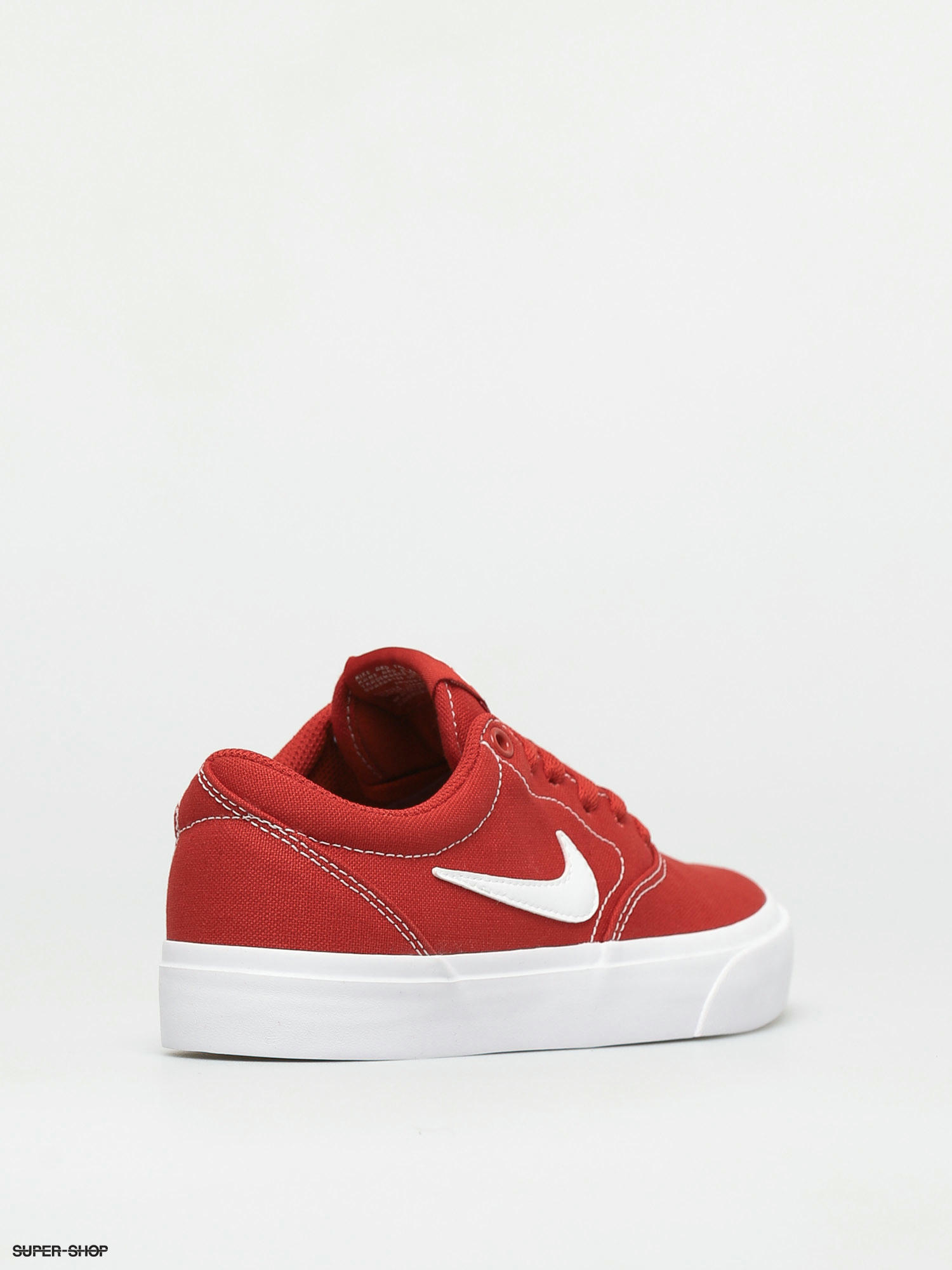 red nike canvas shoes