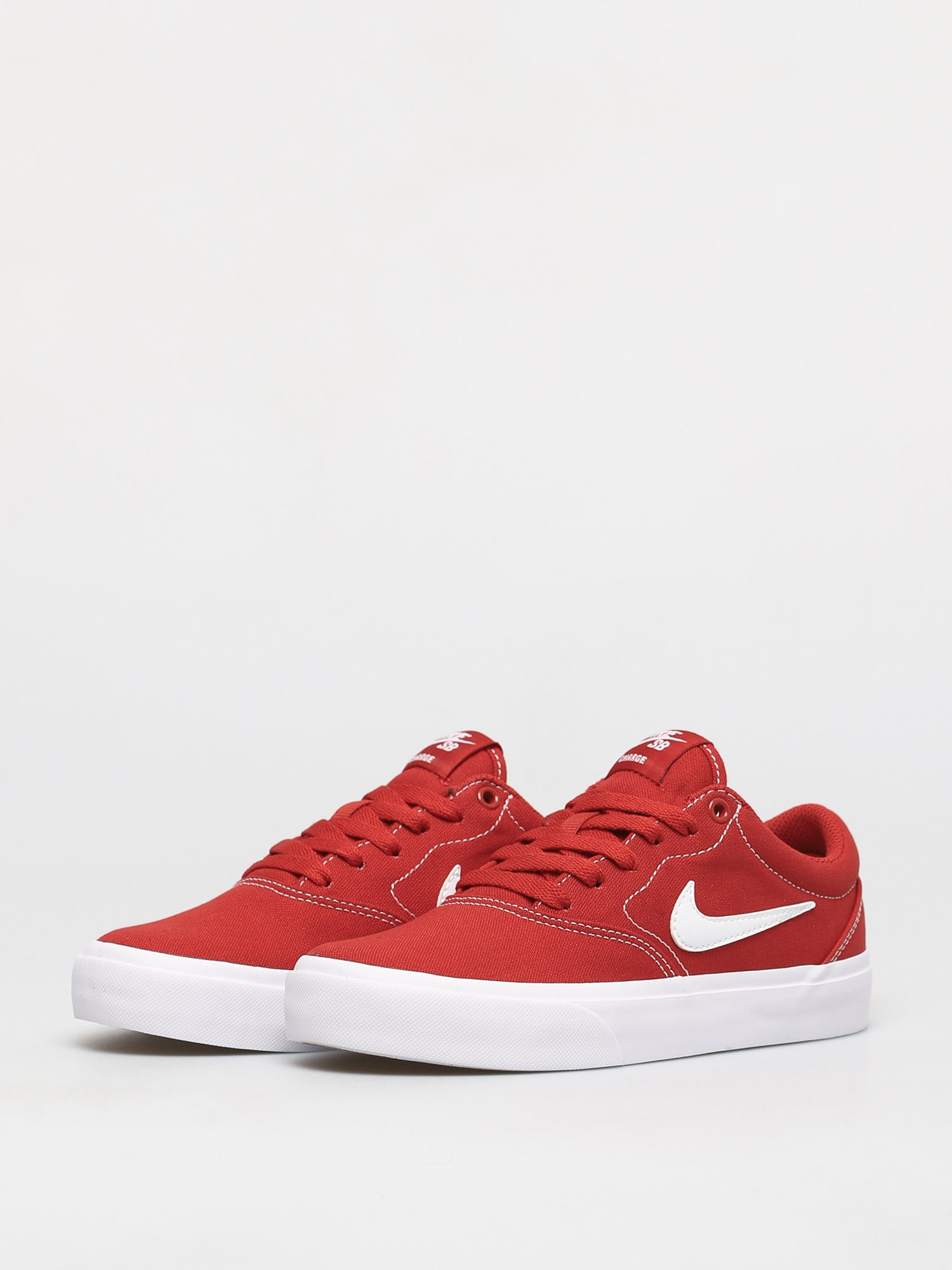 Nike SB Charge Canvas Shoes (mystic red/white)