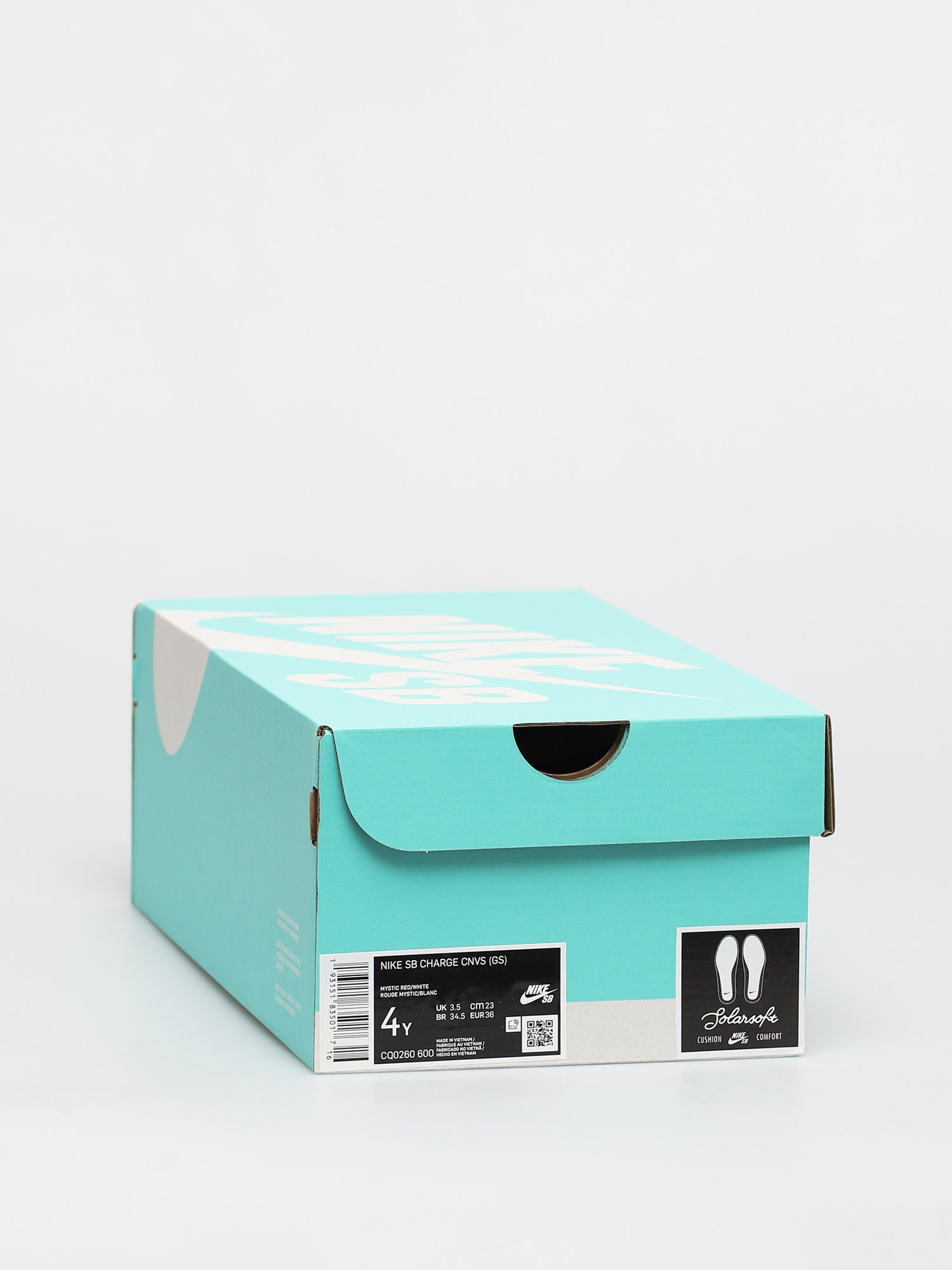 Nike SB Charge Canvas Shoes (mystic red/white)