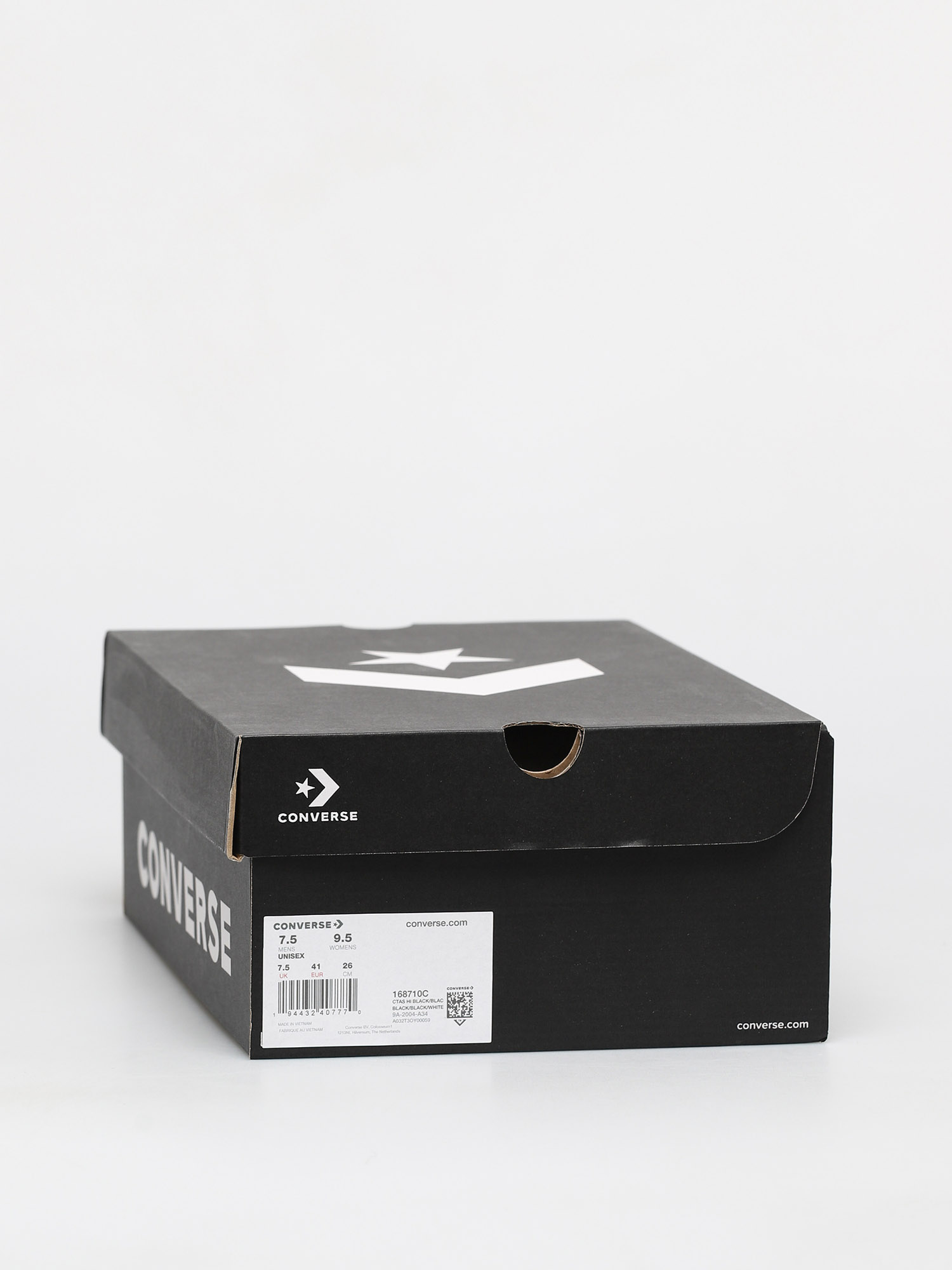 Converse Chuck Taylor All Star Padded Tongue Leather Chucks (black/black/white)