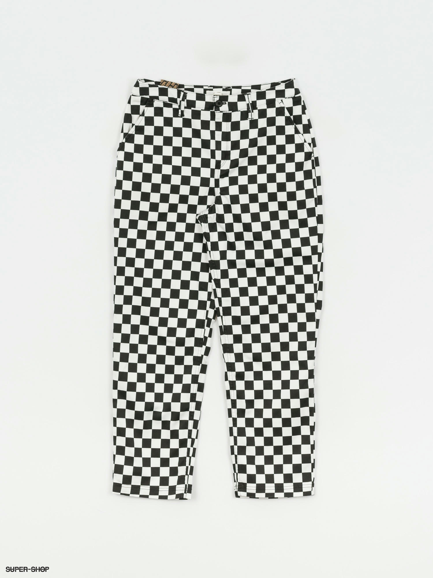 checkerboard shorts vans