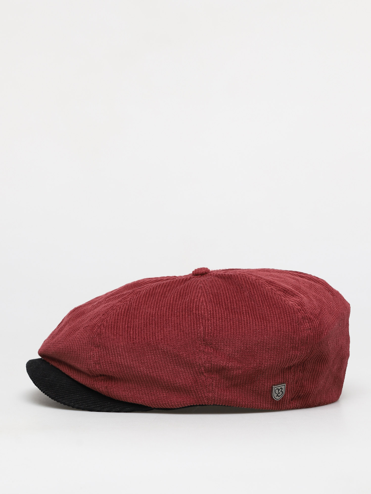 Brixton Brood Cord Snap ZD Flat cap (maroon/black)