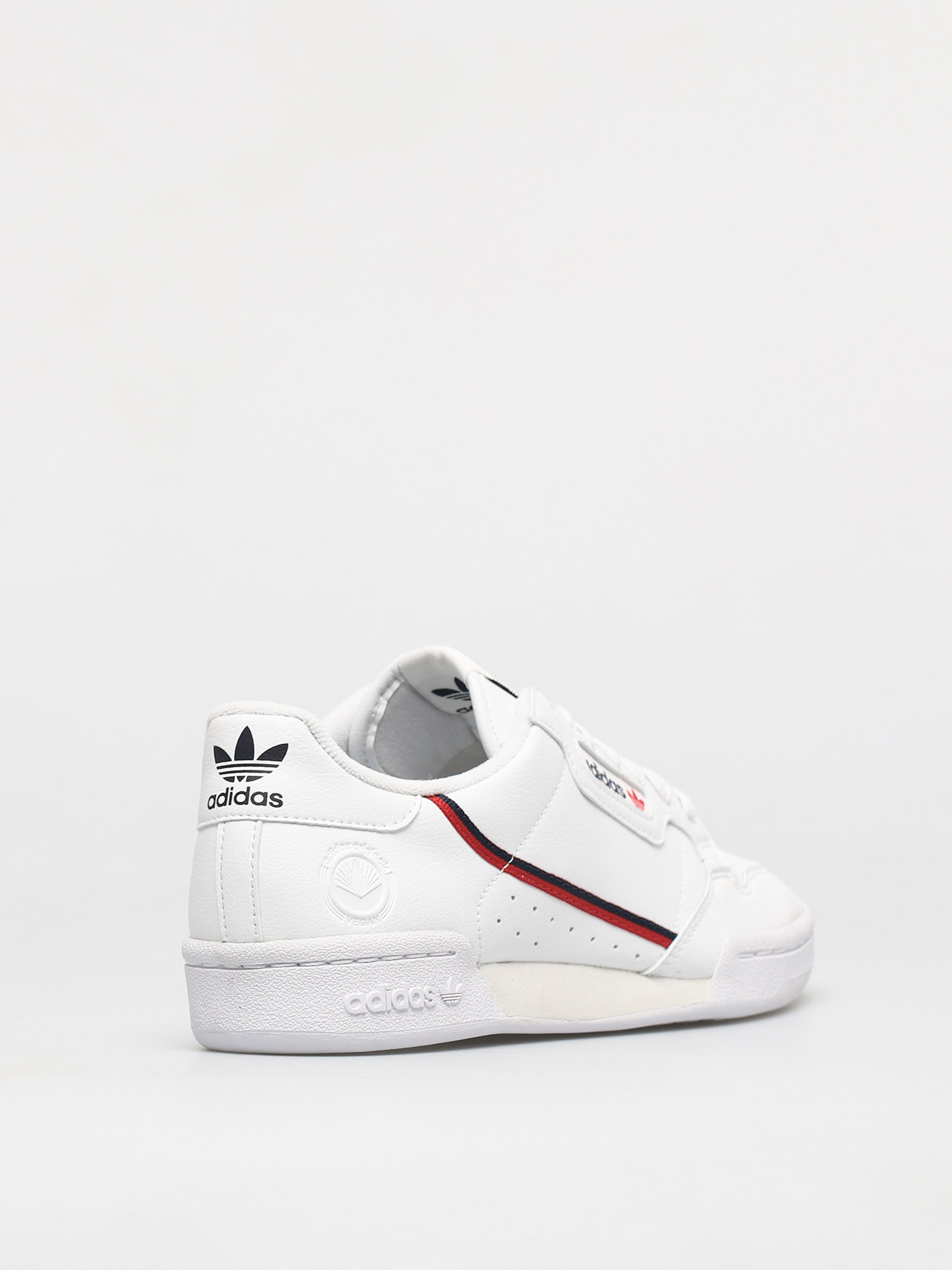 adidas Originals Continental 80 Vegan Shoes (ftwwht/conavy/scarle)