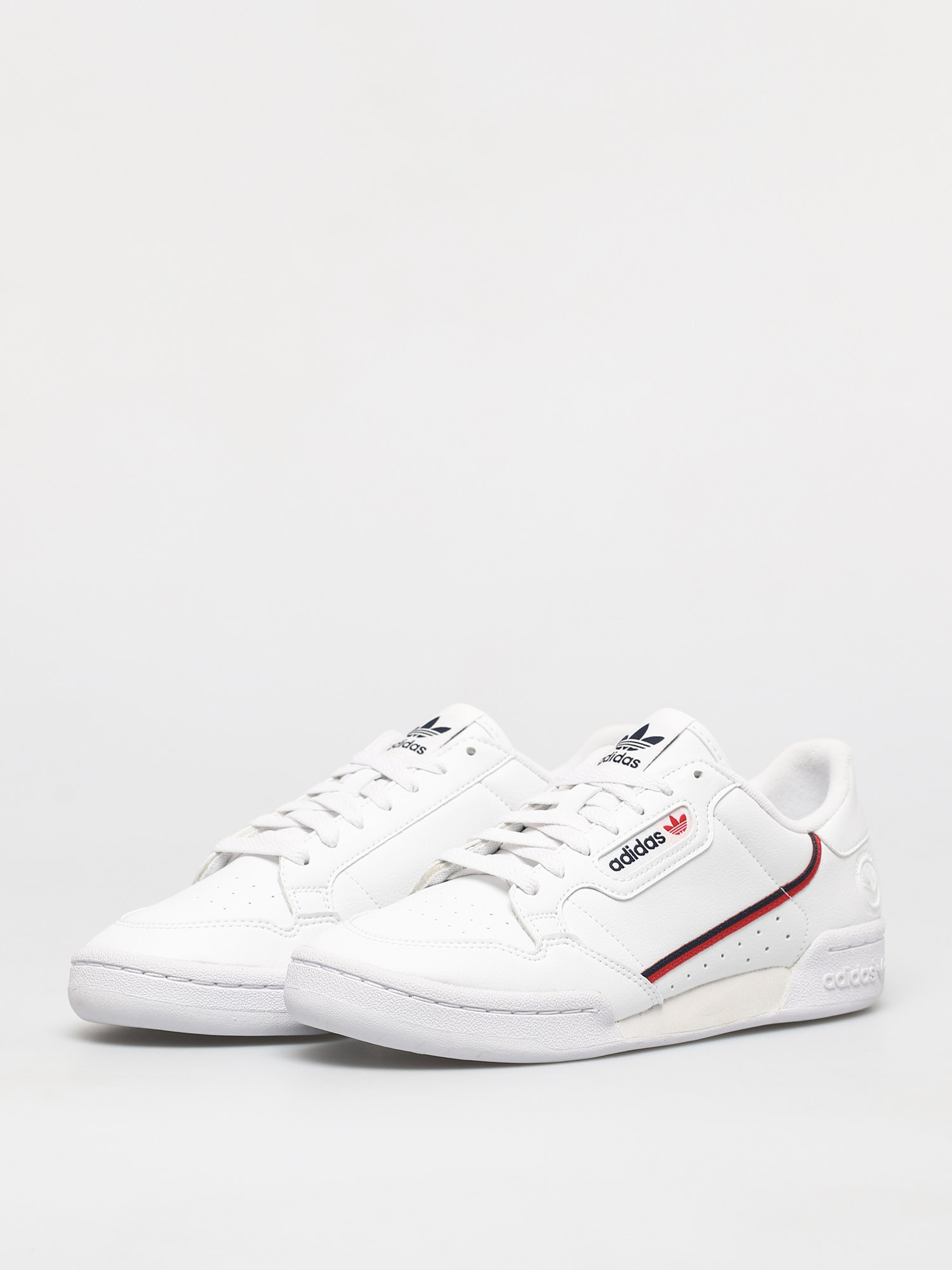 adidas Originals Continental 80 Vegan Shoes (ftwwht/conavy/scarle)