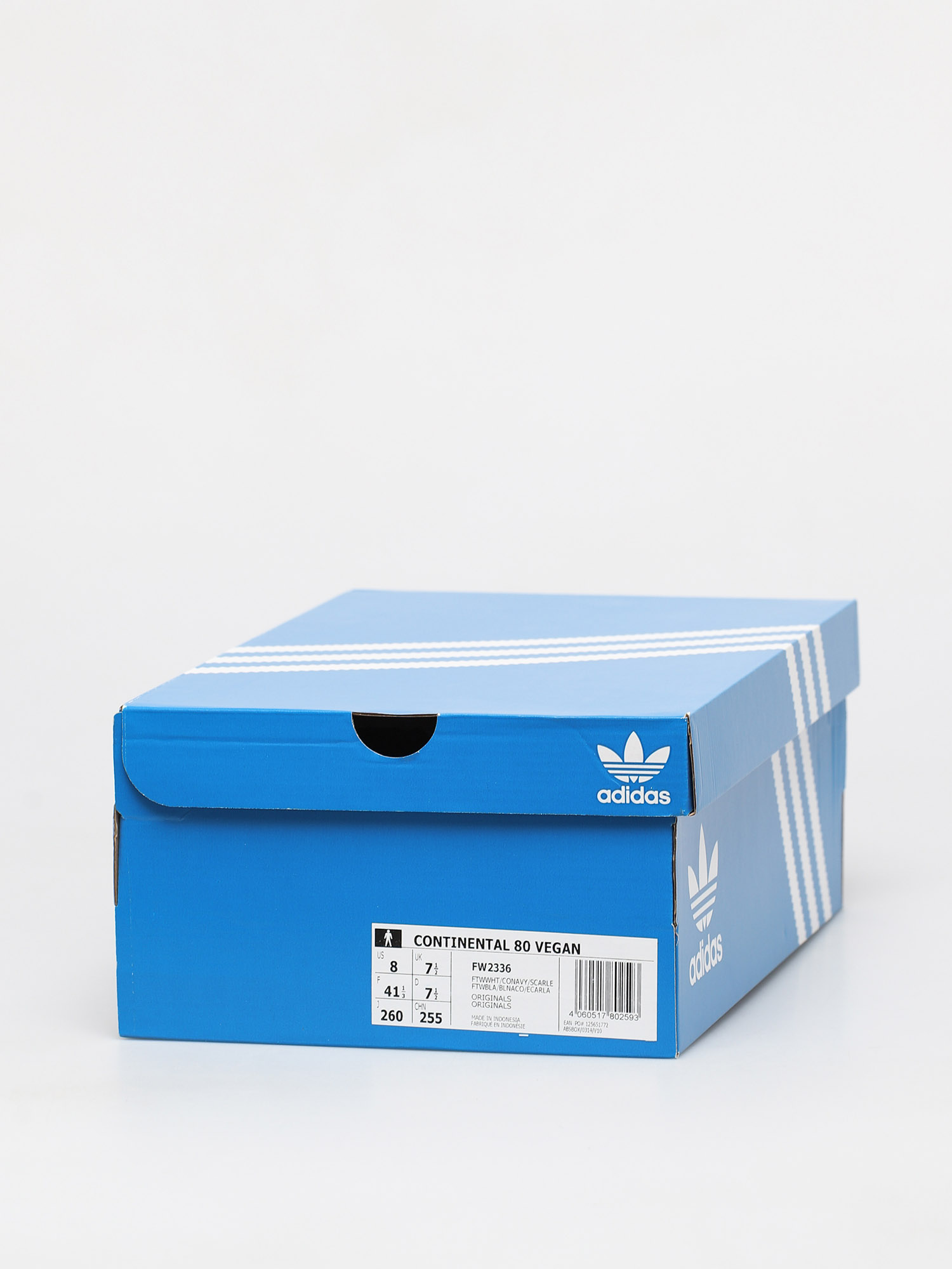 adidas Originals Continental 80 Vegan Shoes (ftwwht/conavy/scarle)