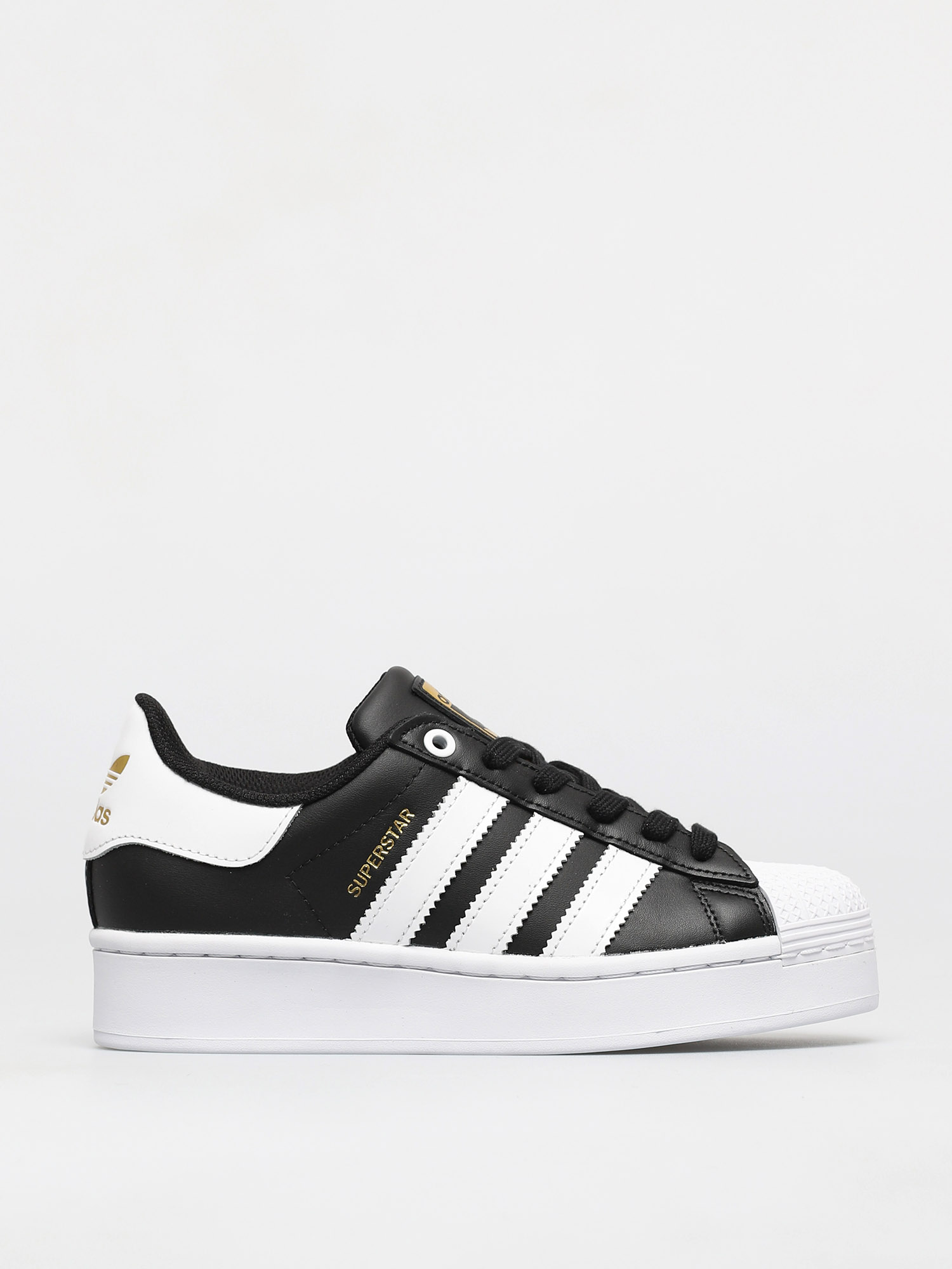 adidas Originals Superstar Bold Shoes Wmn (cblack/ftwwht/goldmt)