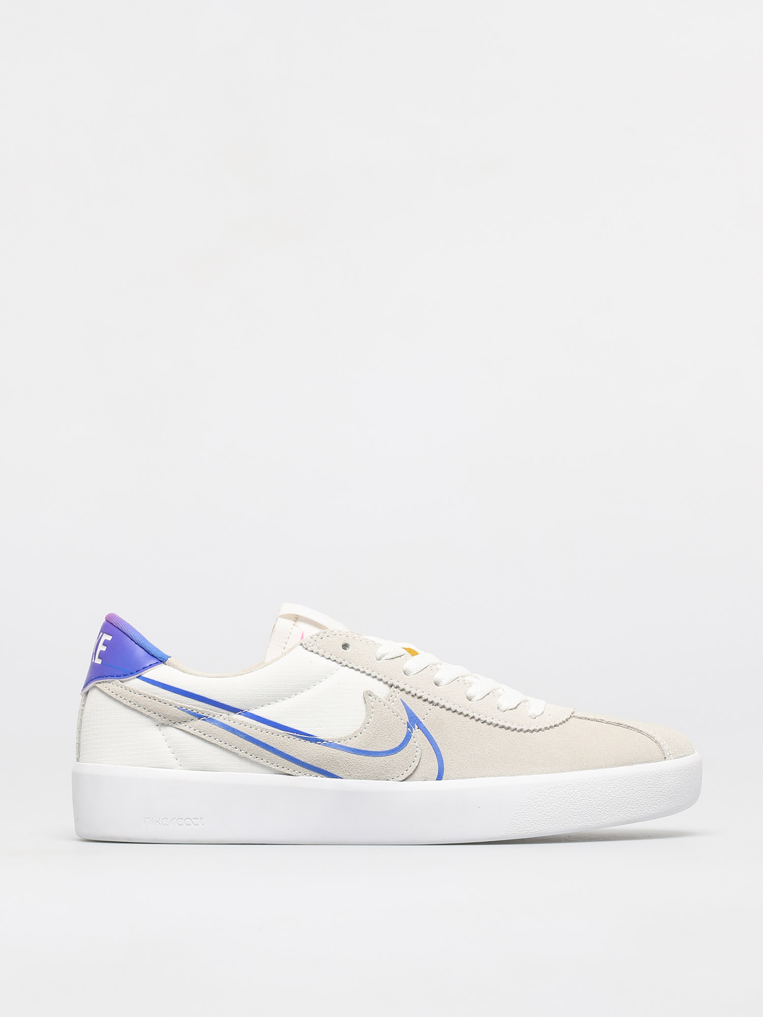 Nike SB Bruin React T Shoes (summit white/racer blue pink blast)