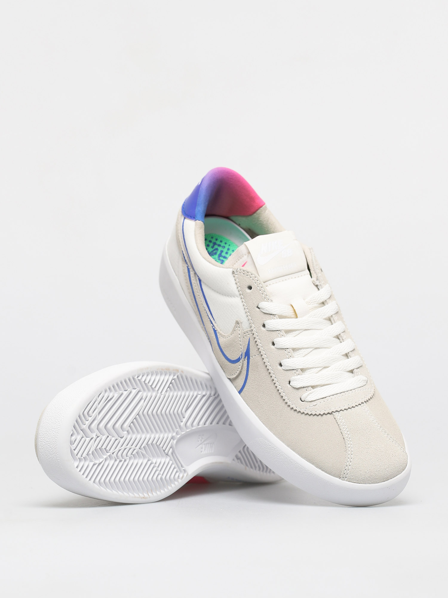 Nike SB Bruin React T Shoes (summit white/racer blue pink blast)