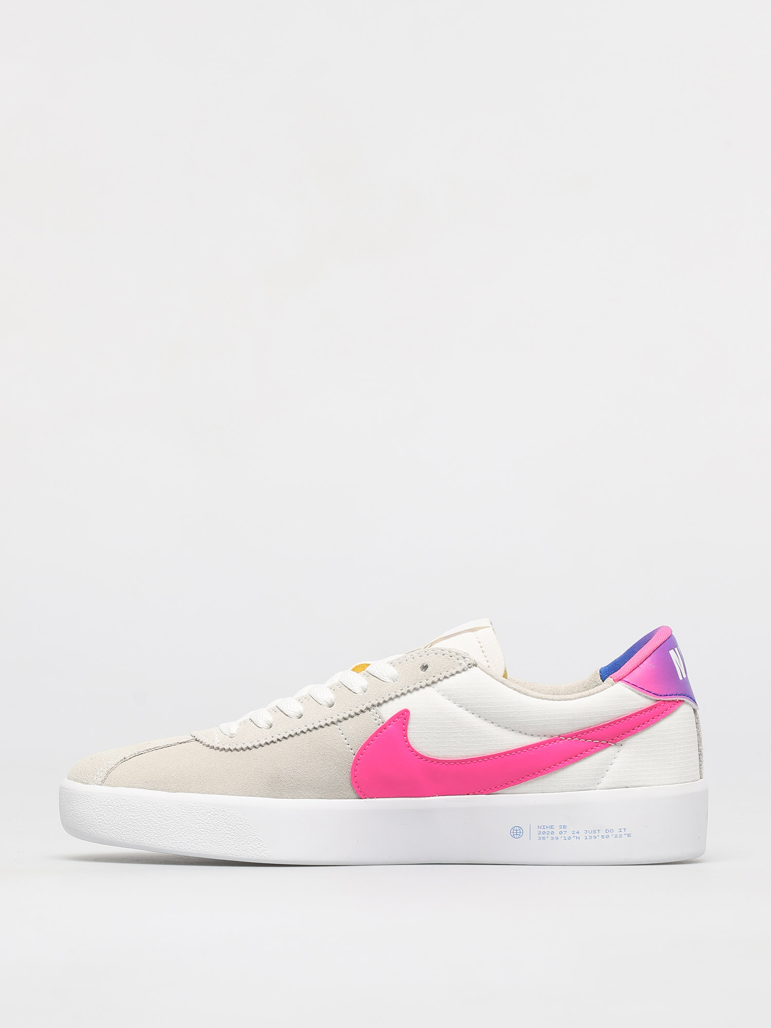 Nike SB Bruin React T Shoes (summit white/racer blue pink blast)