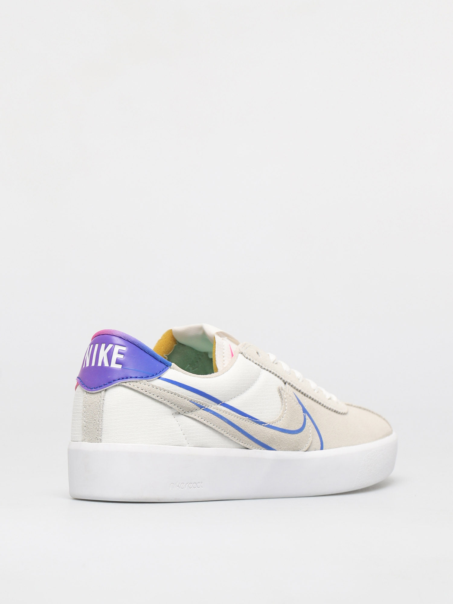Nike SB Bruin React T Shoes (summit white/racer blue pink blast)