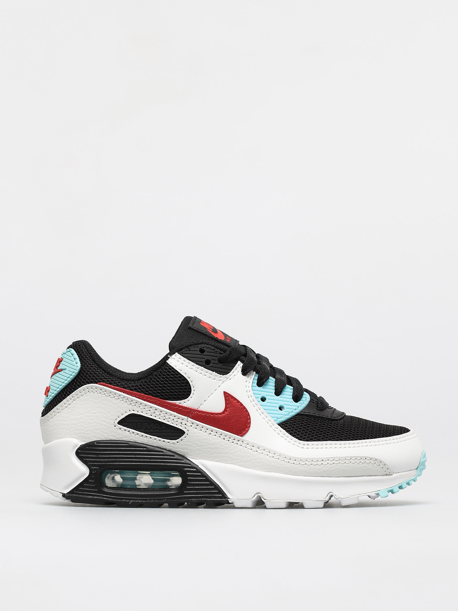 Nike Air Max 90 Schuhe Wmn (summit white/chile red bleached aqua)