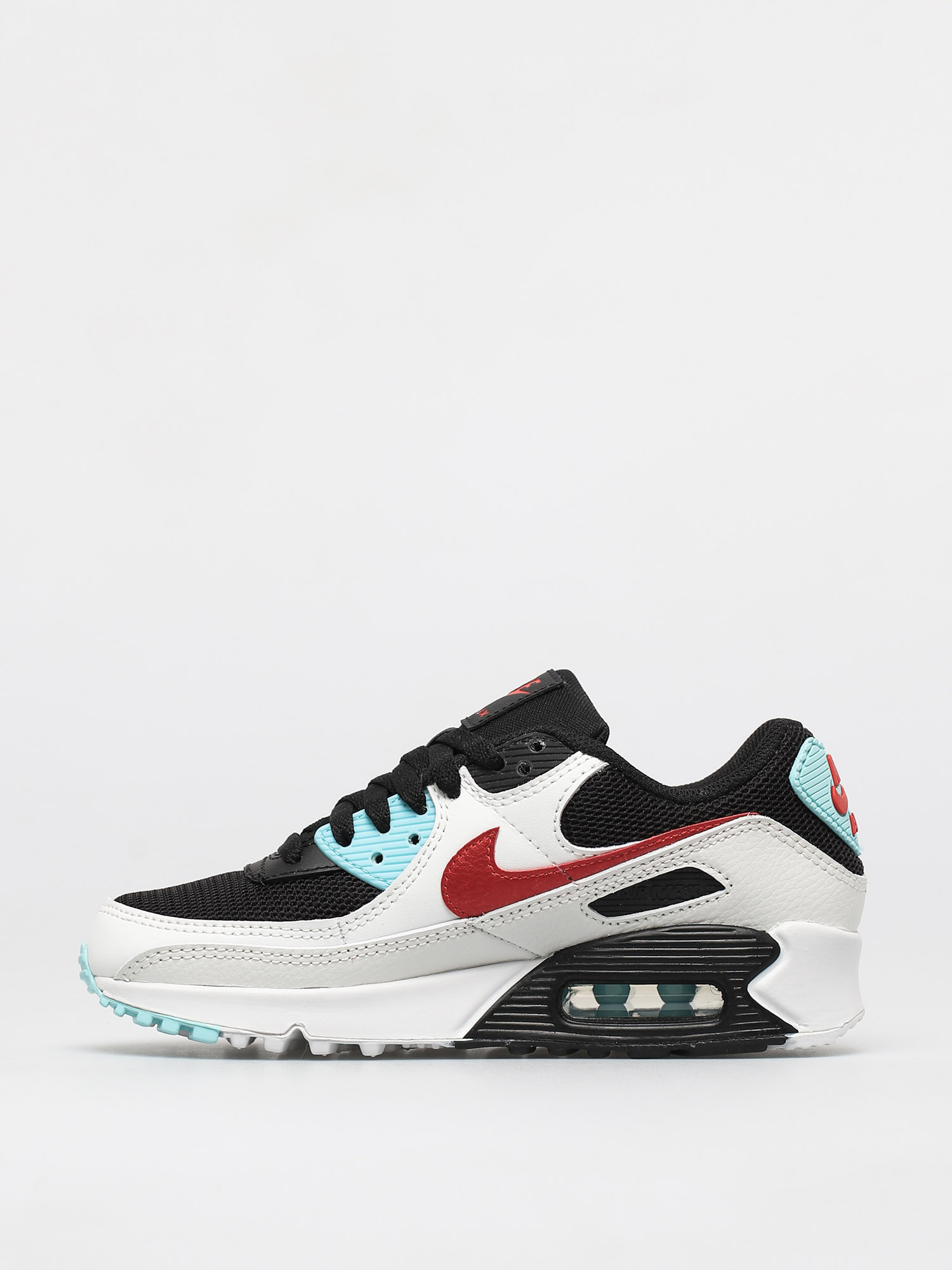 Nike Air Max 90 Shoes Wmn (summit white/chile red bleached aqua)