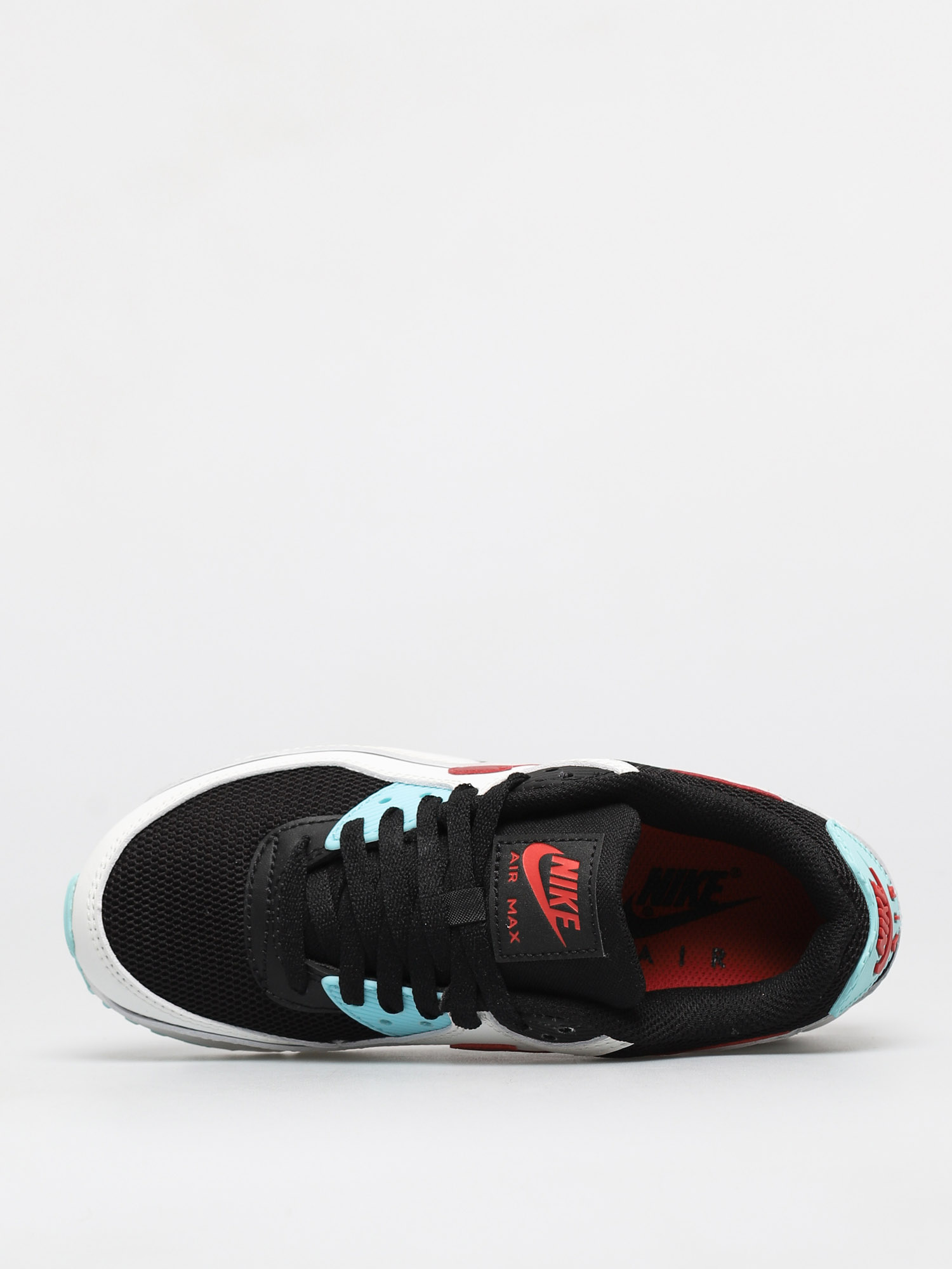 Nike Air Max 90 Shoes Wmn (summit white/chile red bleached aqua)