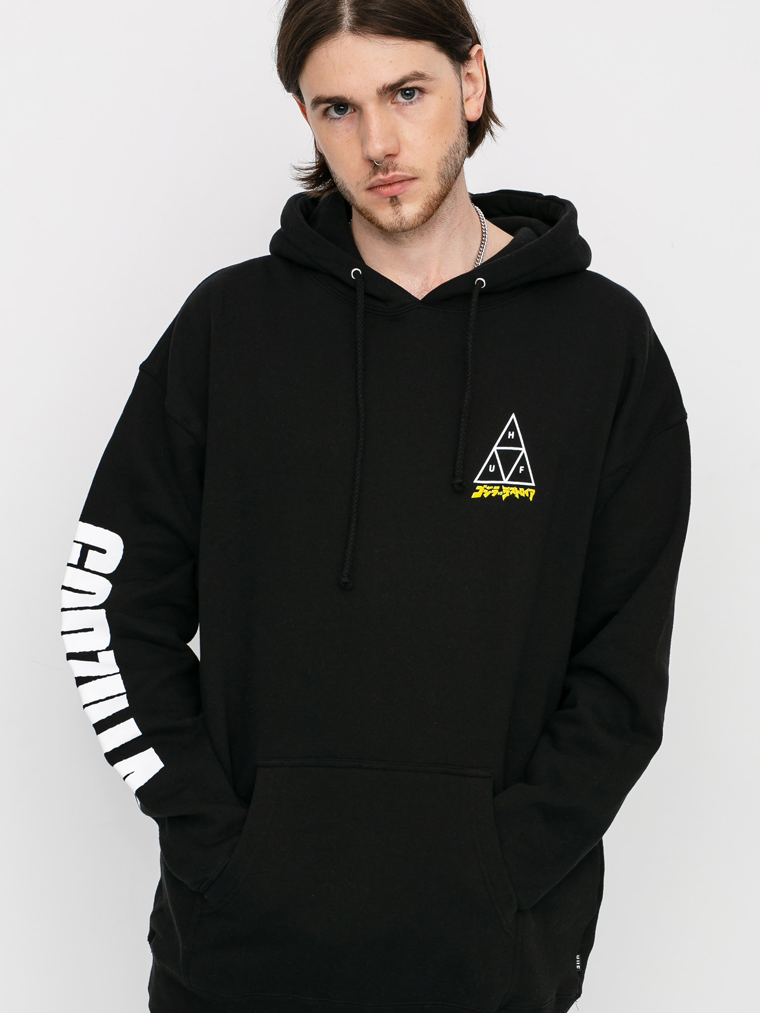 HUF X Godzilla TT HD Hoodie (black)