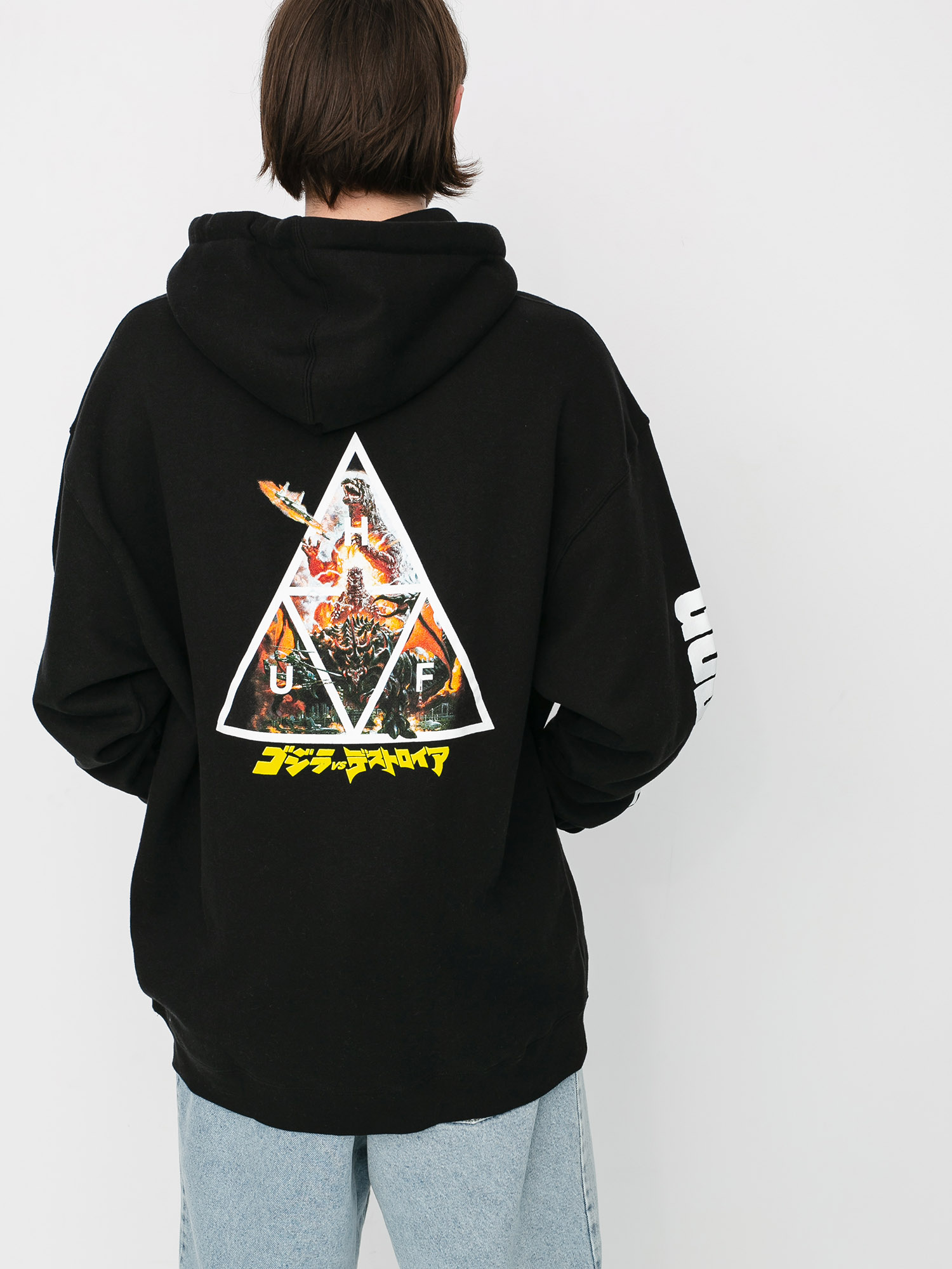 HUF X Godzilla TT HD Hoodie (black)