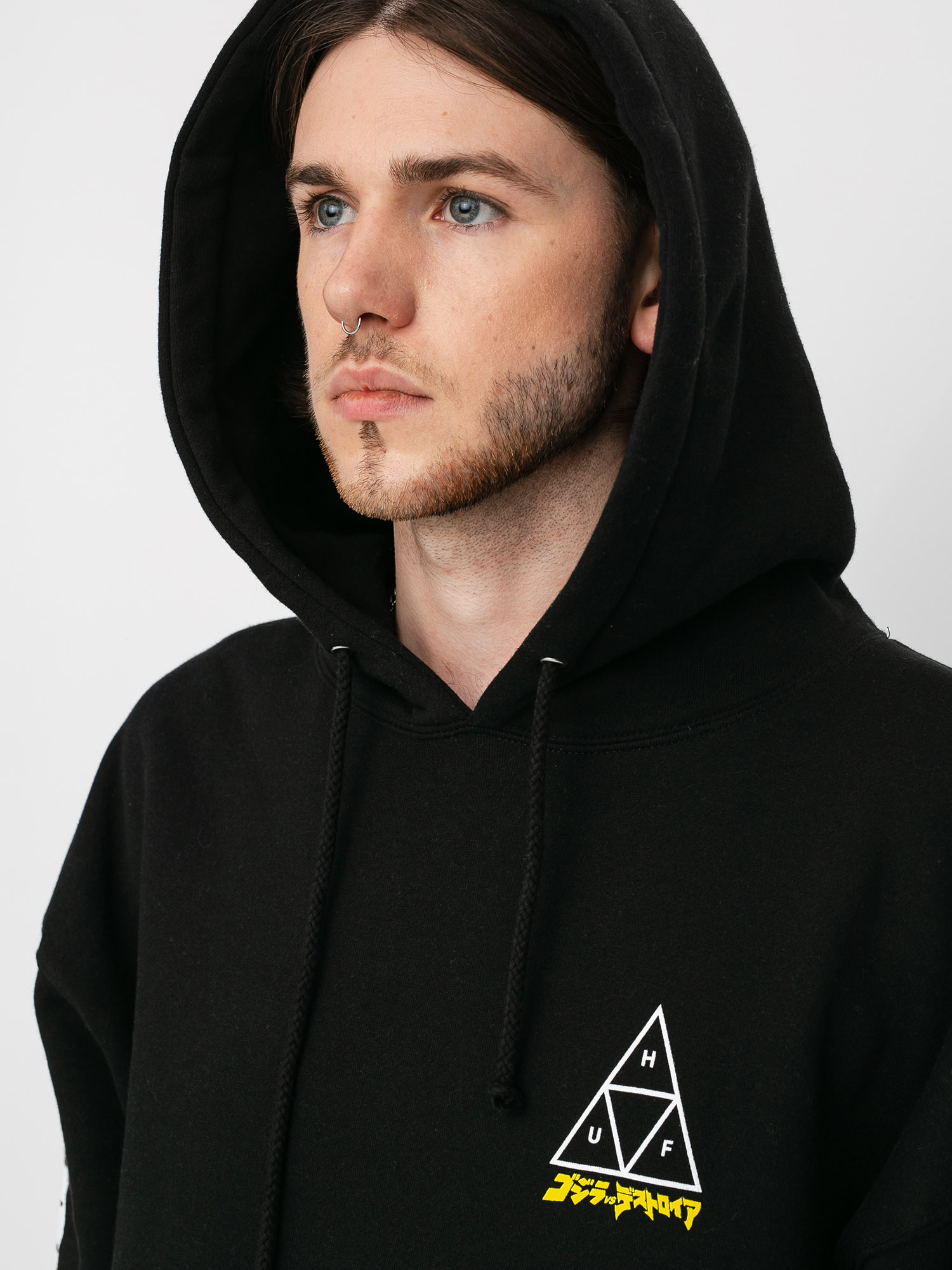 HUF X Godzilla TT HD Hoodie (black)