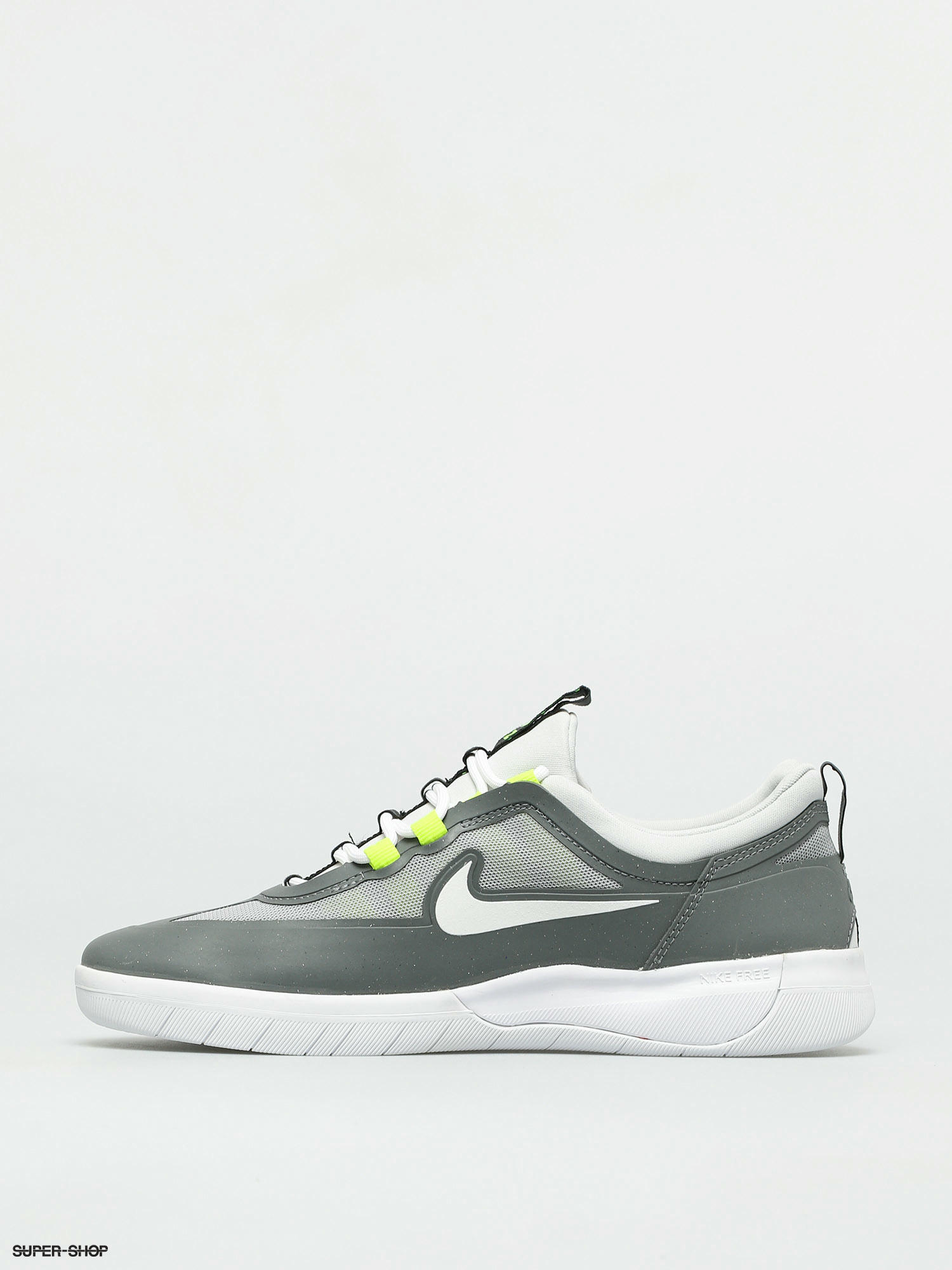 Nike SB Nyjah Free 2 0 Shoes (smoke grey/white lt smoke grey)